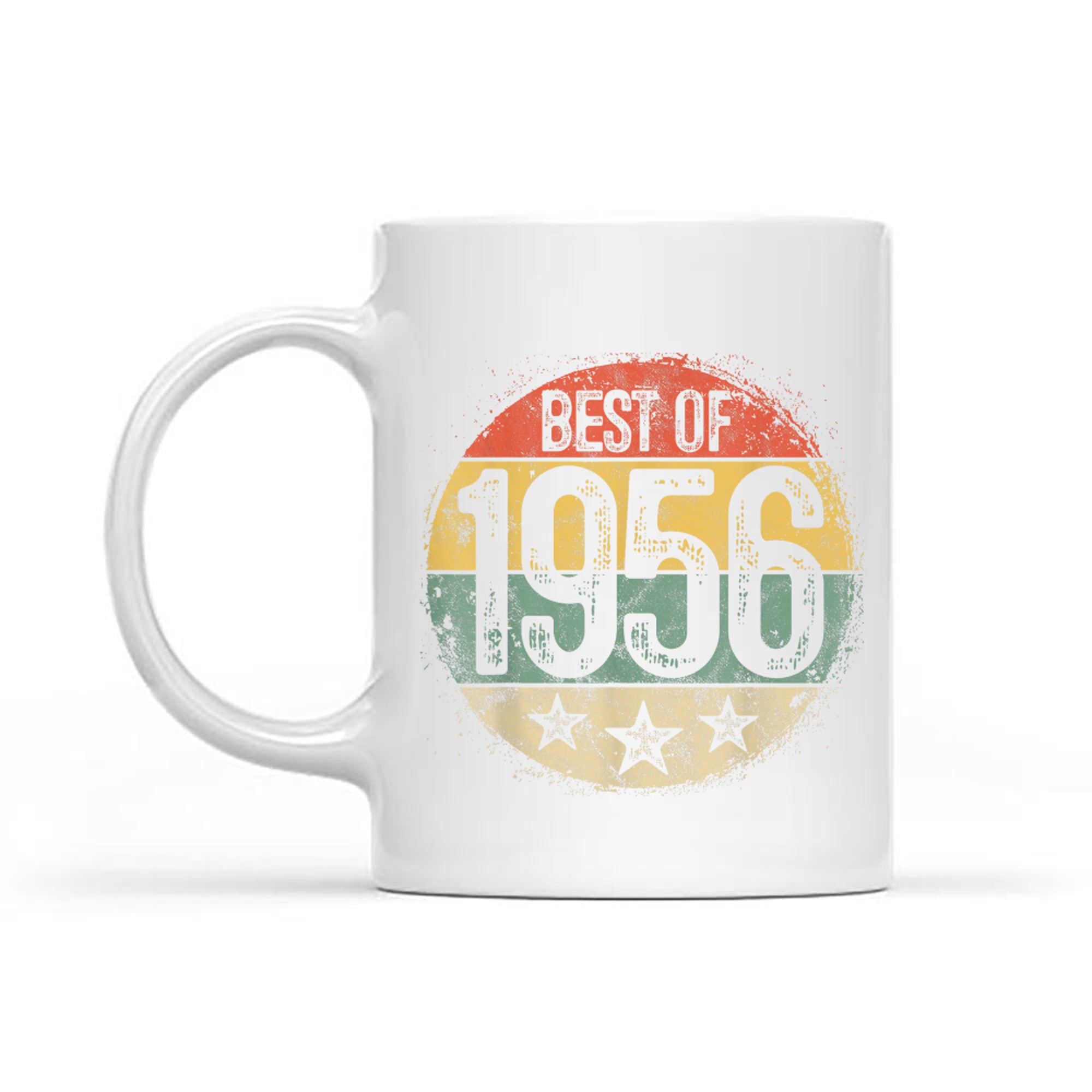 Circular Vintage Best Of Year Old Gift 69th Birthday Mug