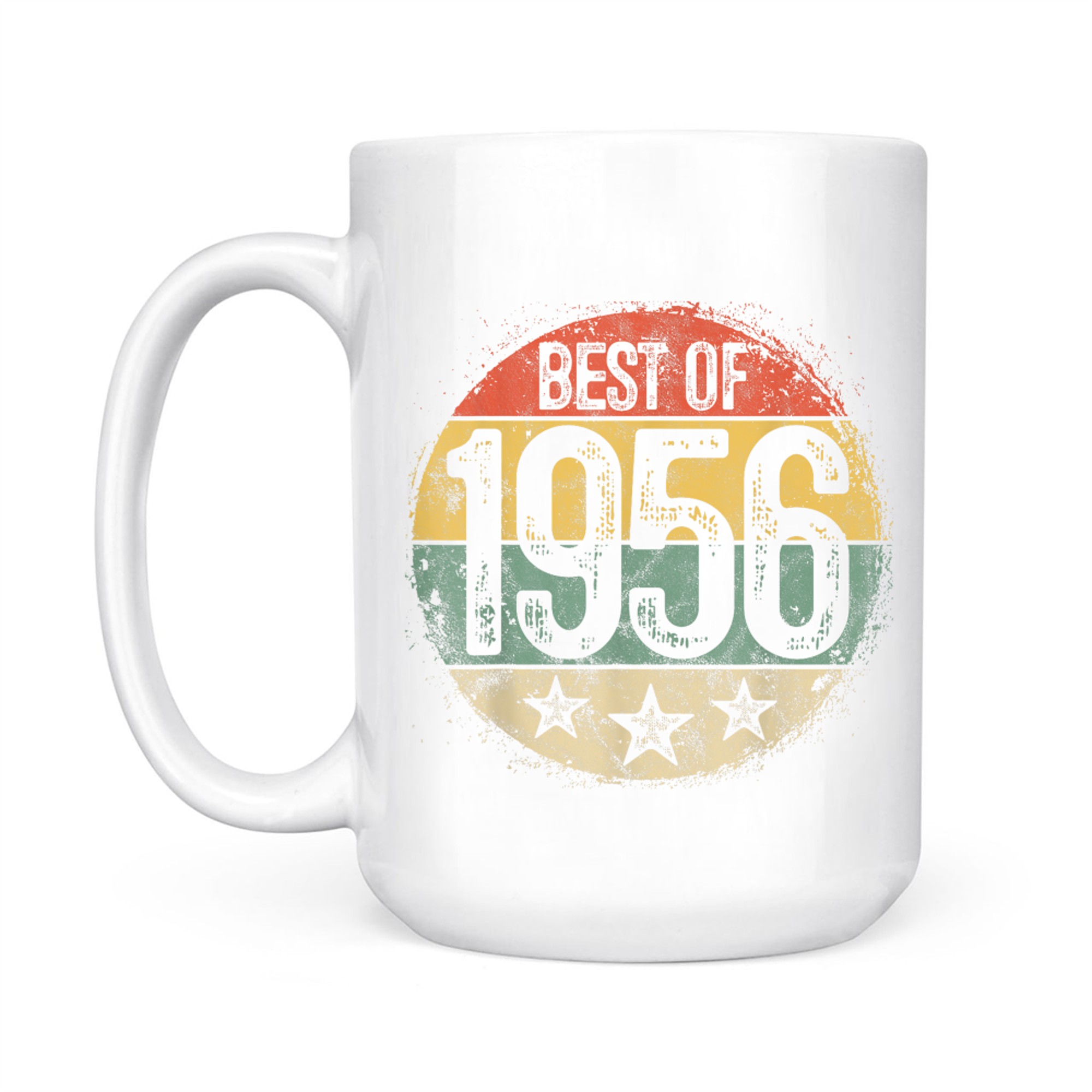 Circular Vintage Best Of Year Old Gift 69th Birthday Mug