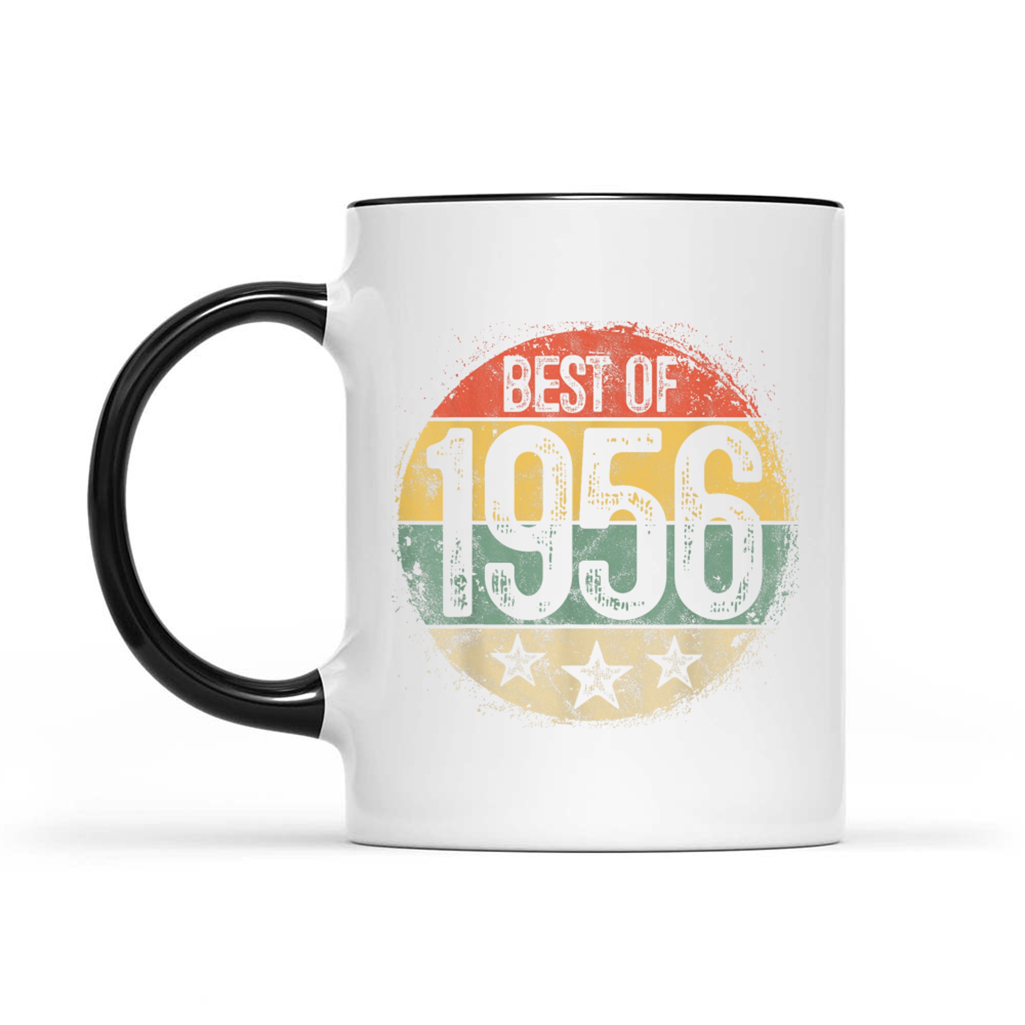 Circular Vintage Best Of Year Old Gift 69th Birthday Mug