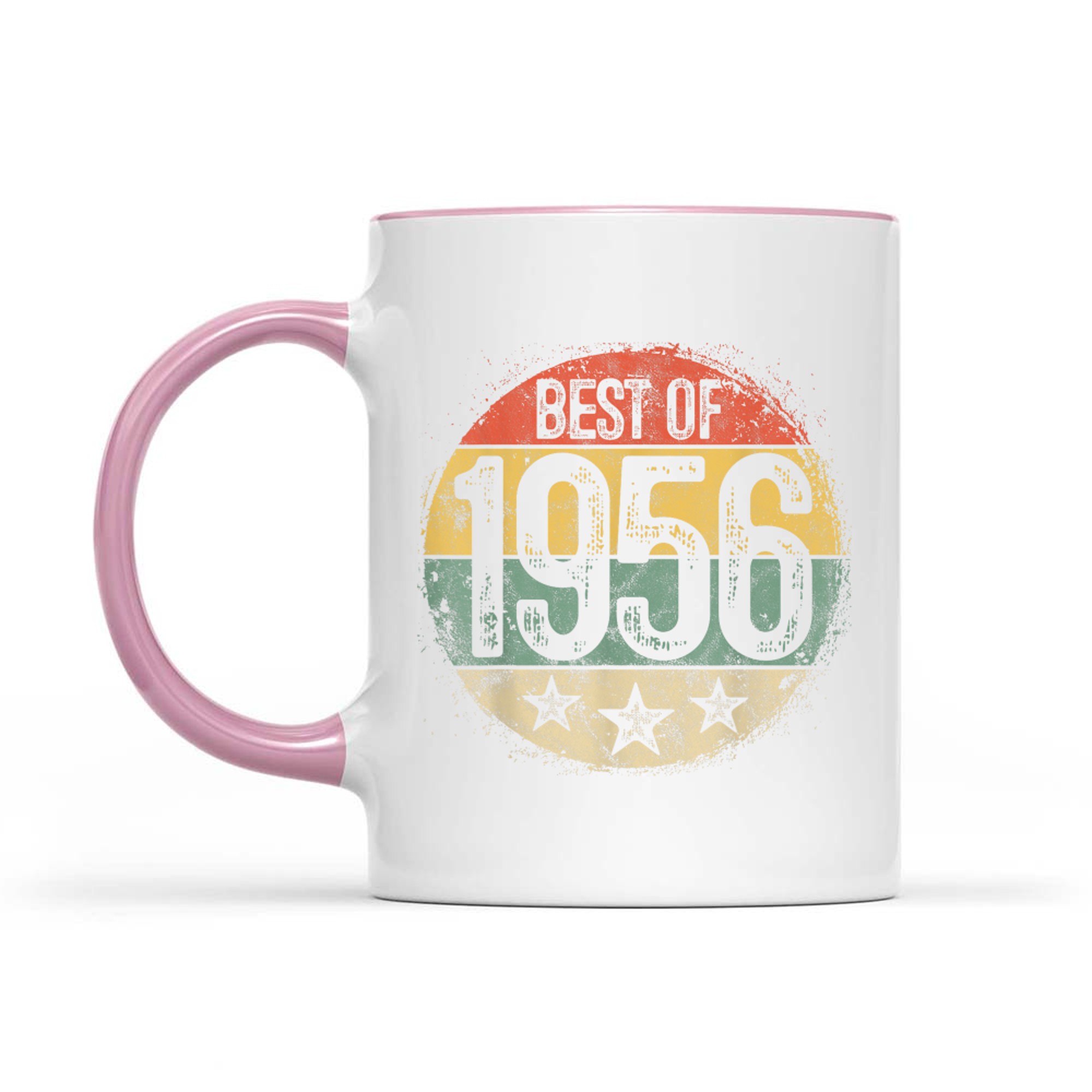 Circular Vintage Best Of Year Old Gift 69th Birthday Mug