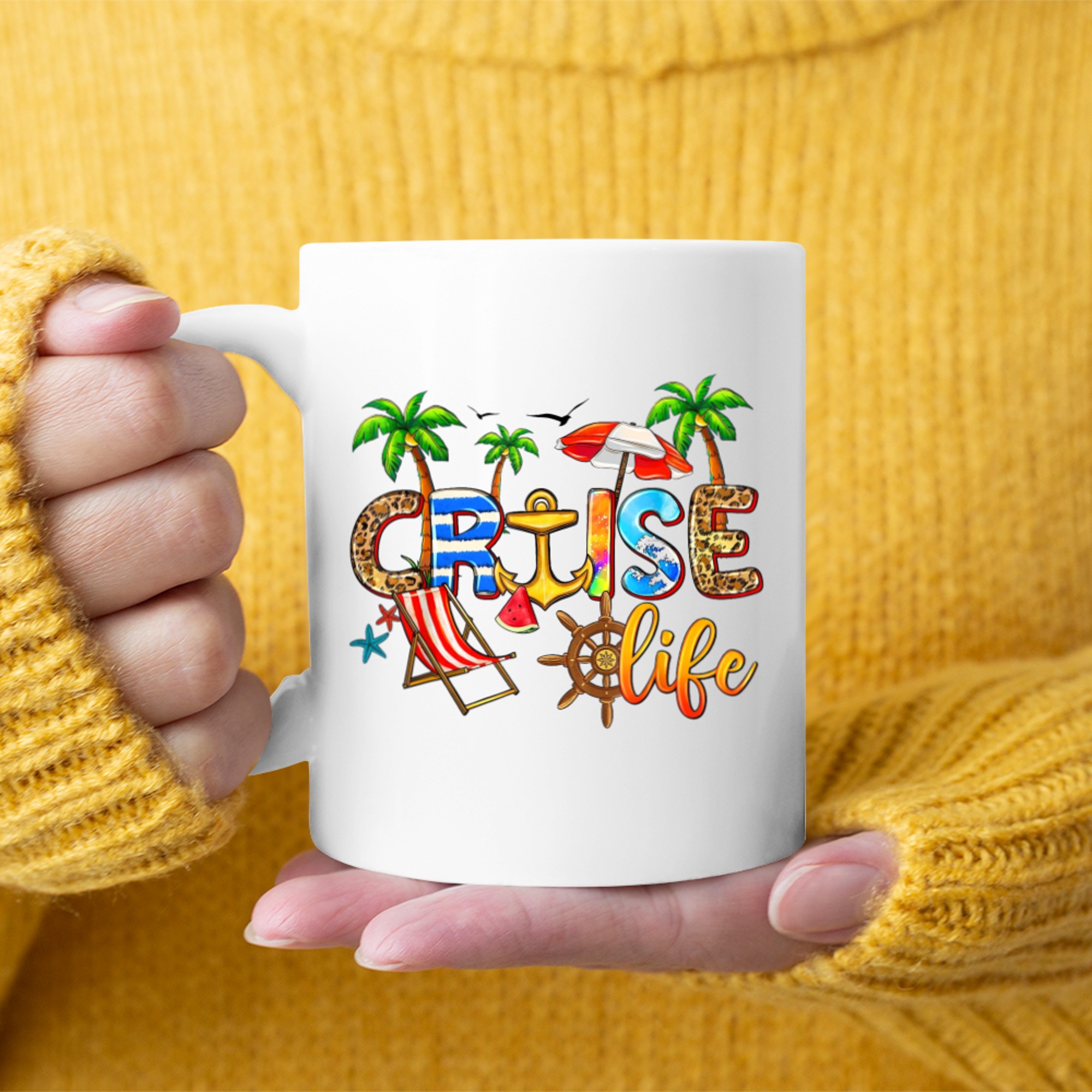 Cruise Life Summer Vacation Family Matching Mug