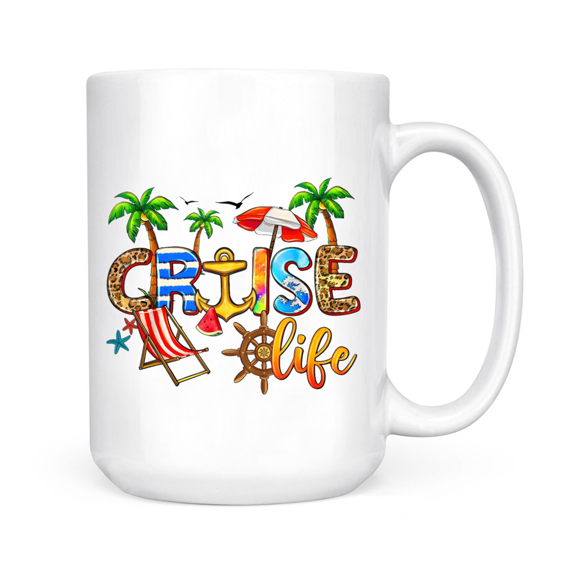 Cruise Life Summer Vacation Family Matching Mug