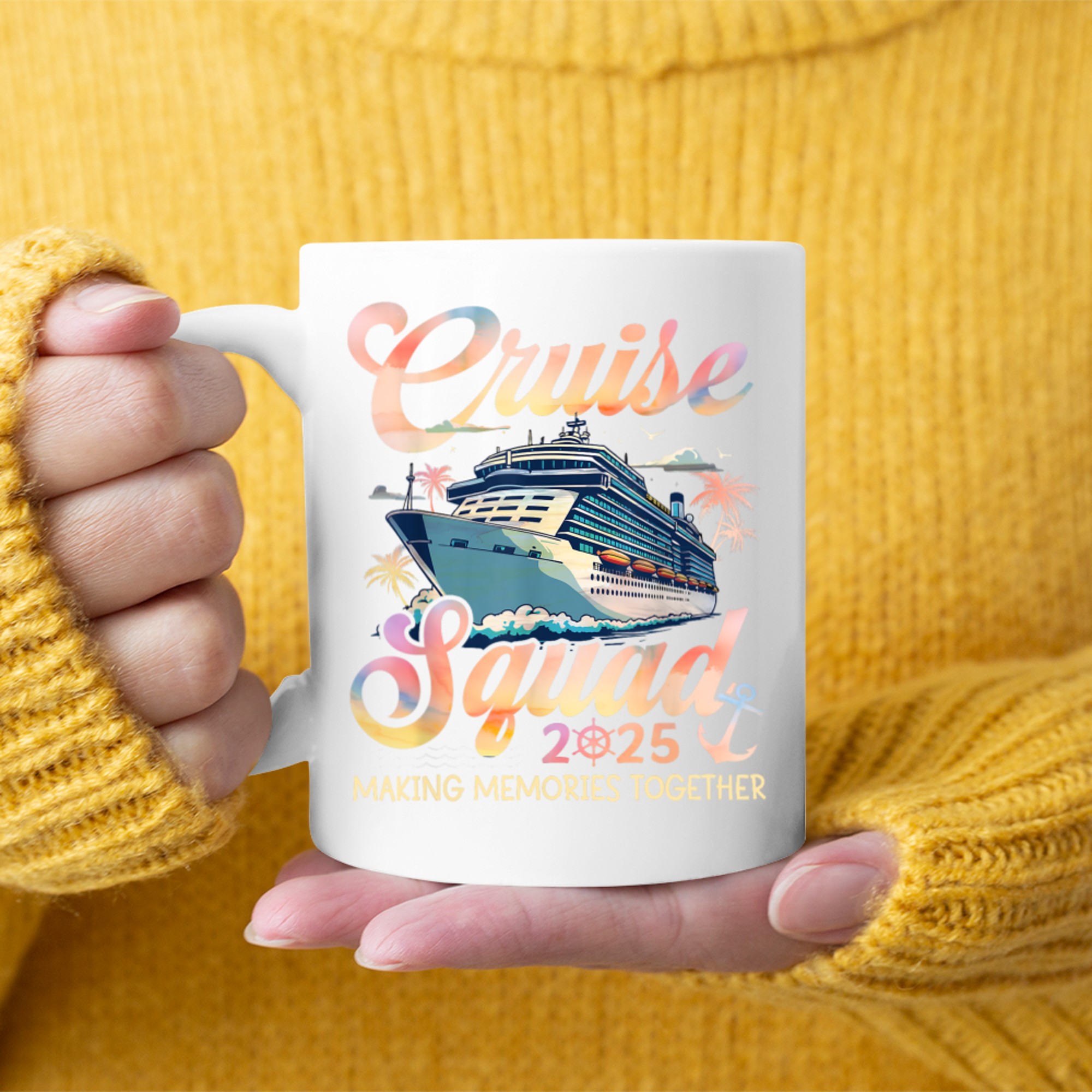Cruise Squad Making Memories Together Family Summer Vacation Mug