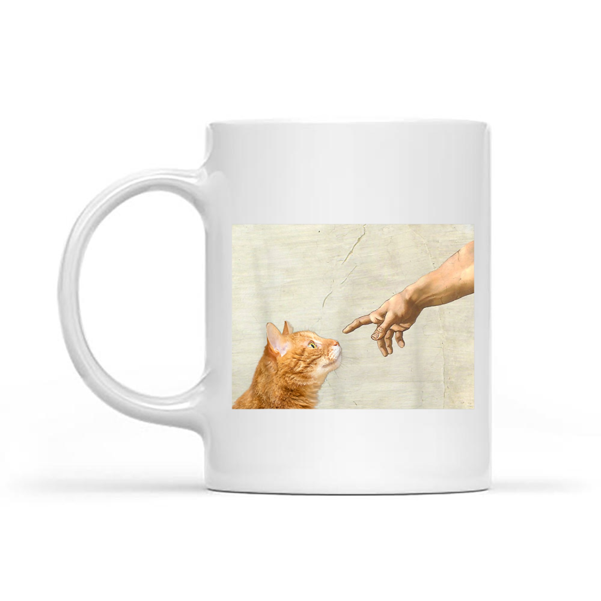 Cute Aesthetic Funny Cat Art Graphic Y2K Mug
