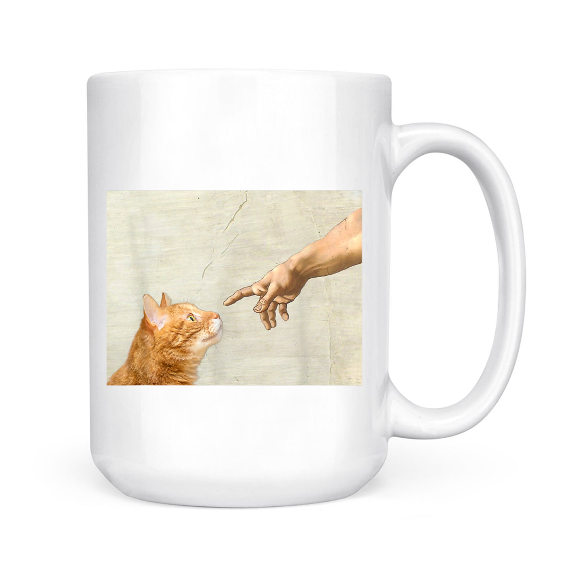 Cute Aesthetic Funny Cat Art Graphic Y2K Mug