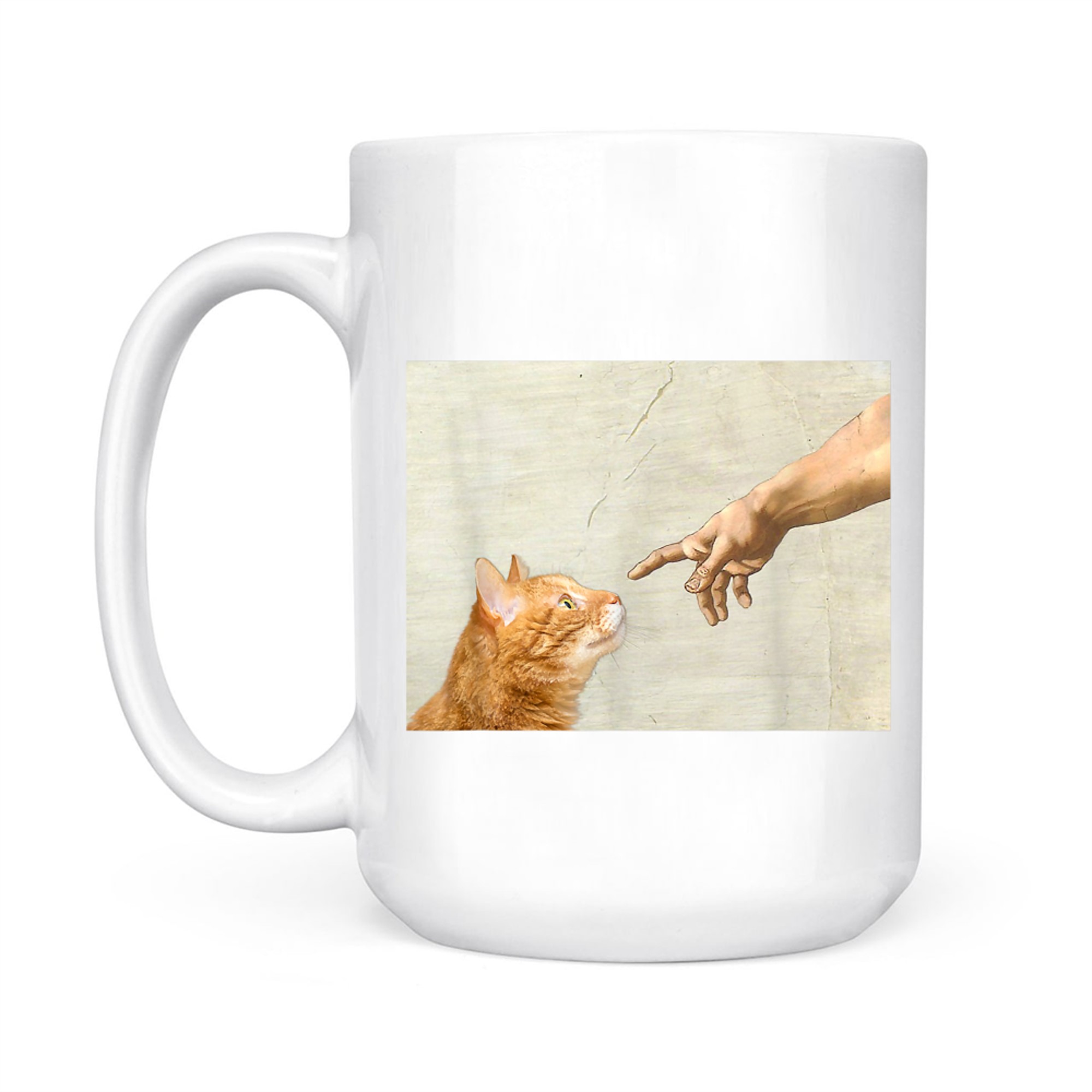 Cute Aesthetic Funny Cat Art Graphic Y2K Mug