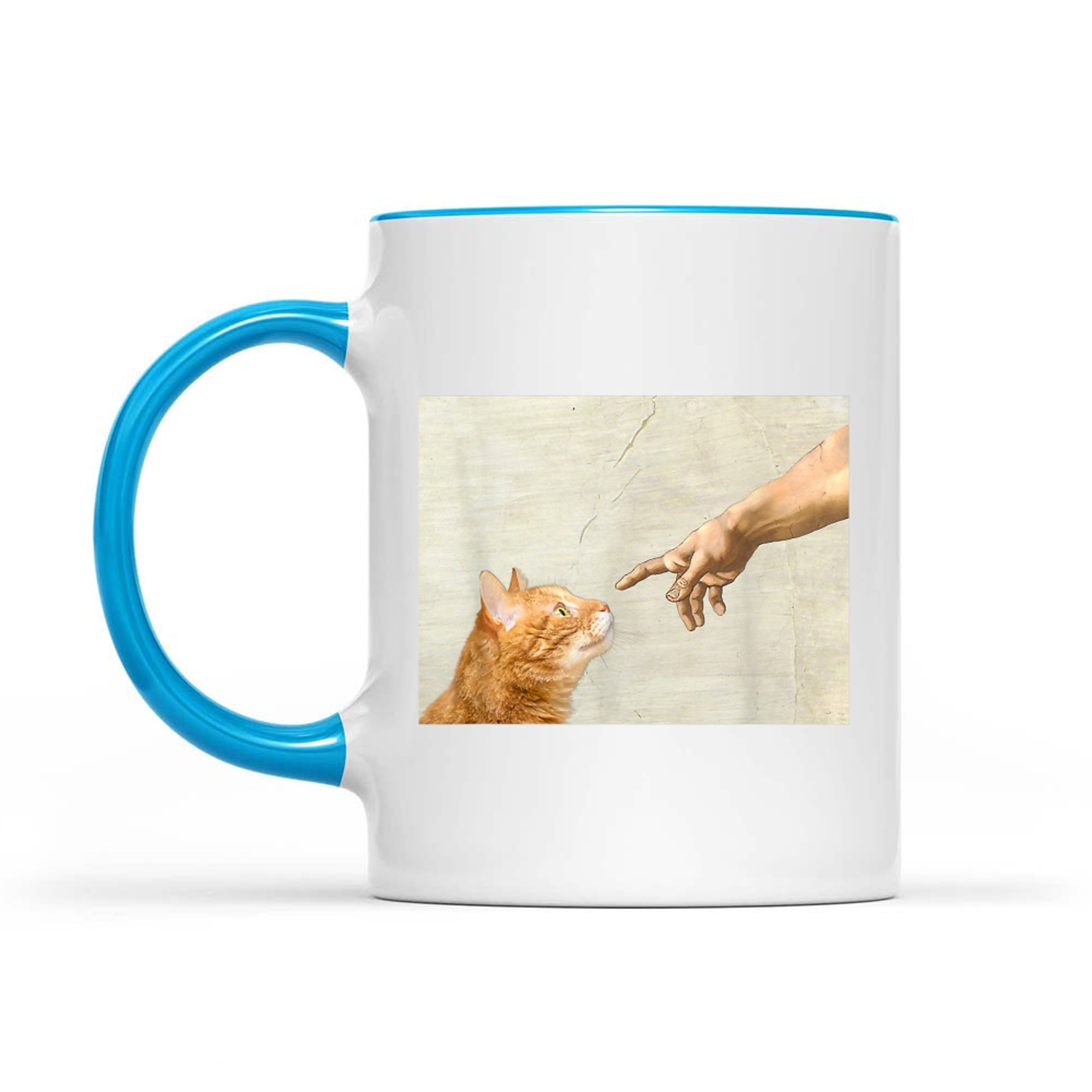 Cute Aesthetic Funny Cat Art Graphic Y2K Mug