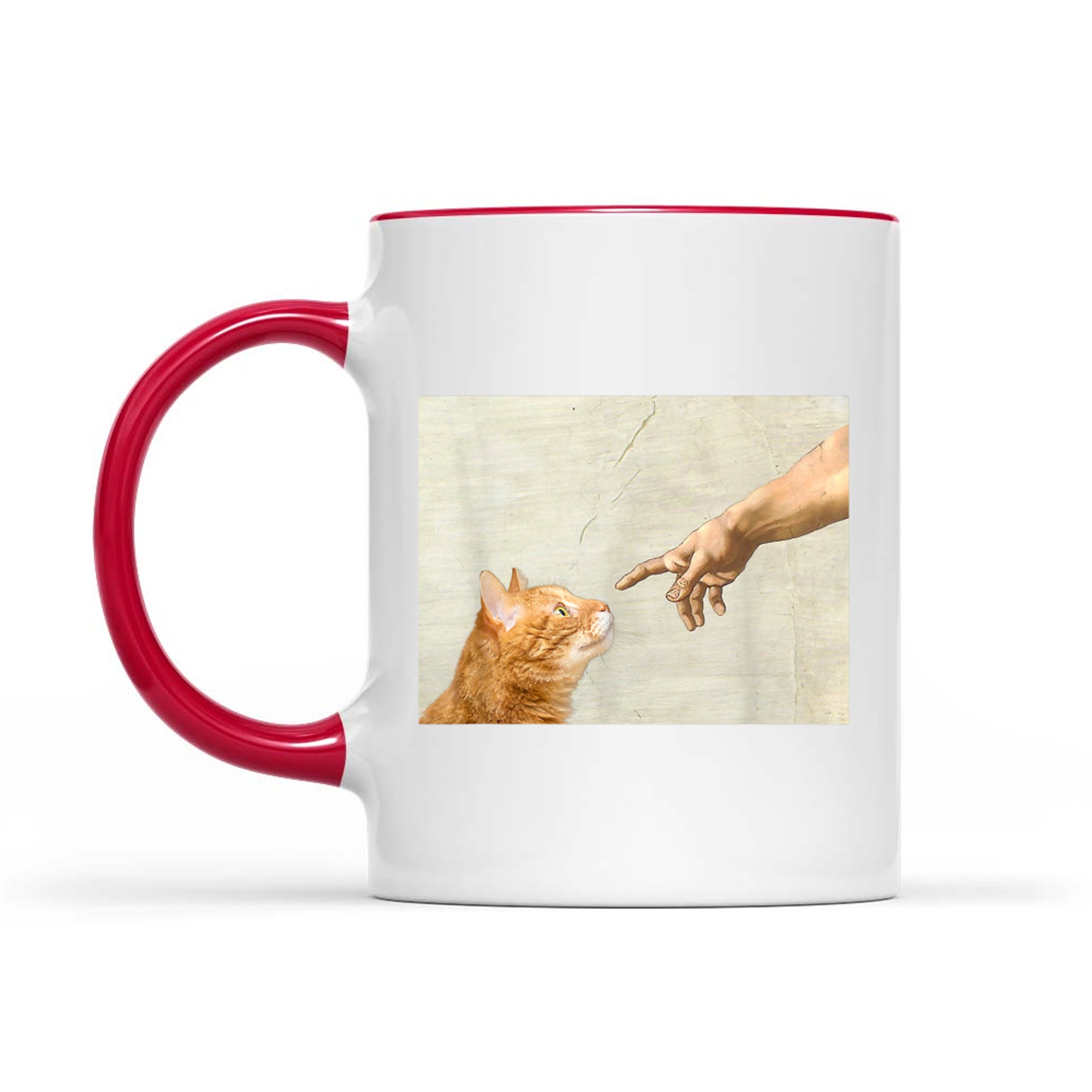 Cute Aesthetic Funny Cat Art Graphic Y2K Mug