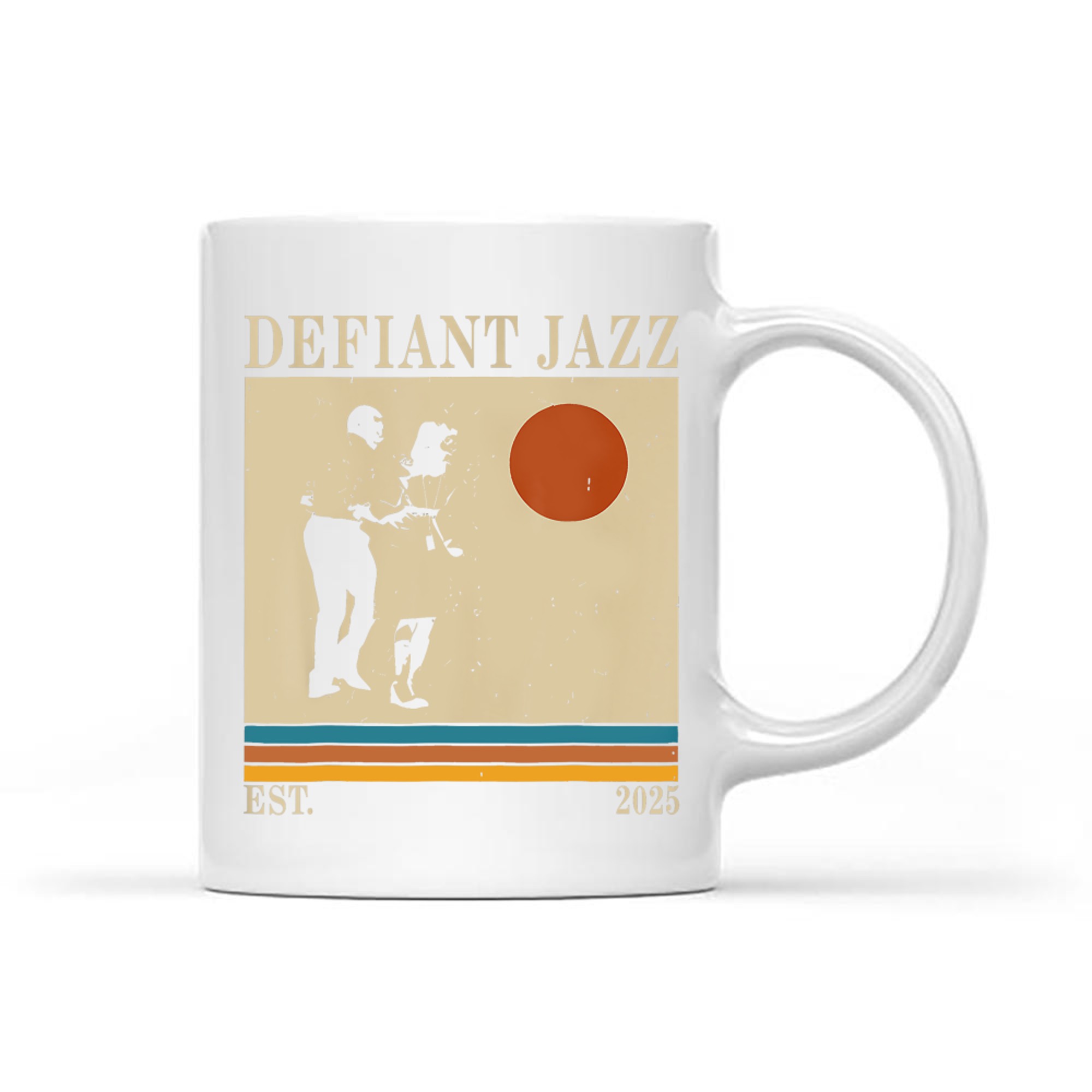 Defiant-Jazz Retro 90s azz Vintage Aesthetic Mug