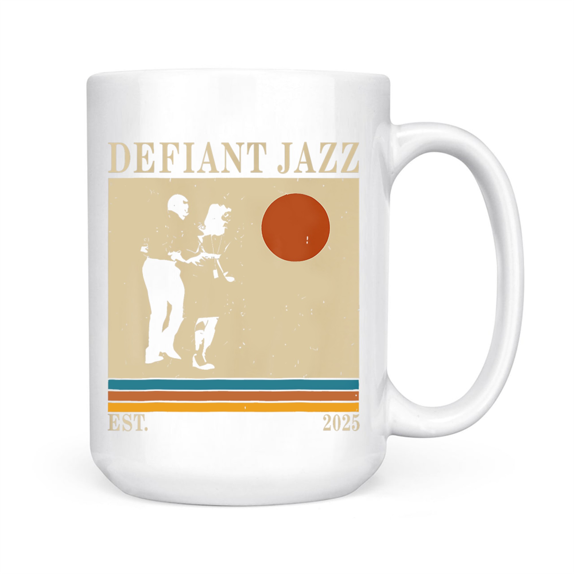 Defiant-Jazz Retro 90s azz Vintage Aesthetic Mug