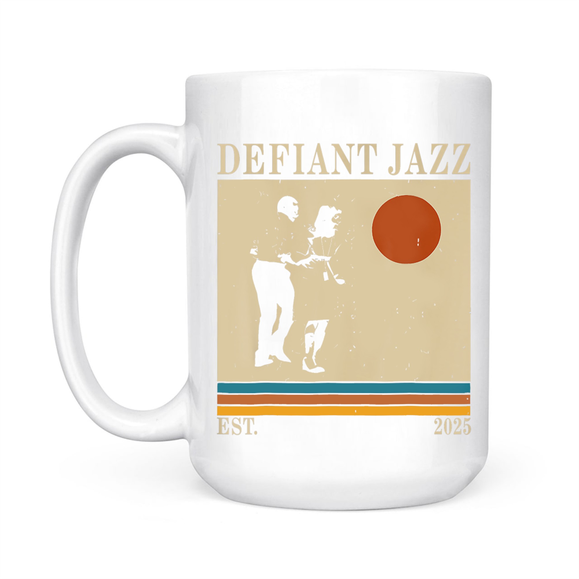 Defiant-Jazz Retro 90s azz Vintage Aesthetic Mug