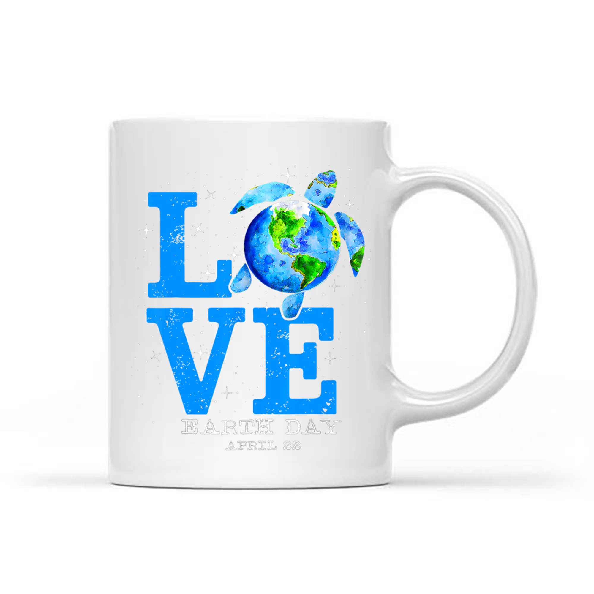 Earth Day Save Sea Turtle The Planet Restore Earth Mug