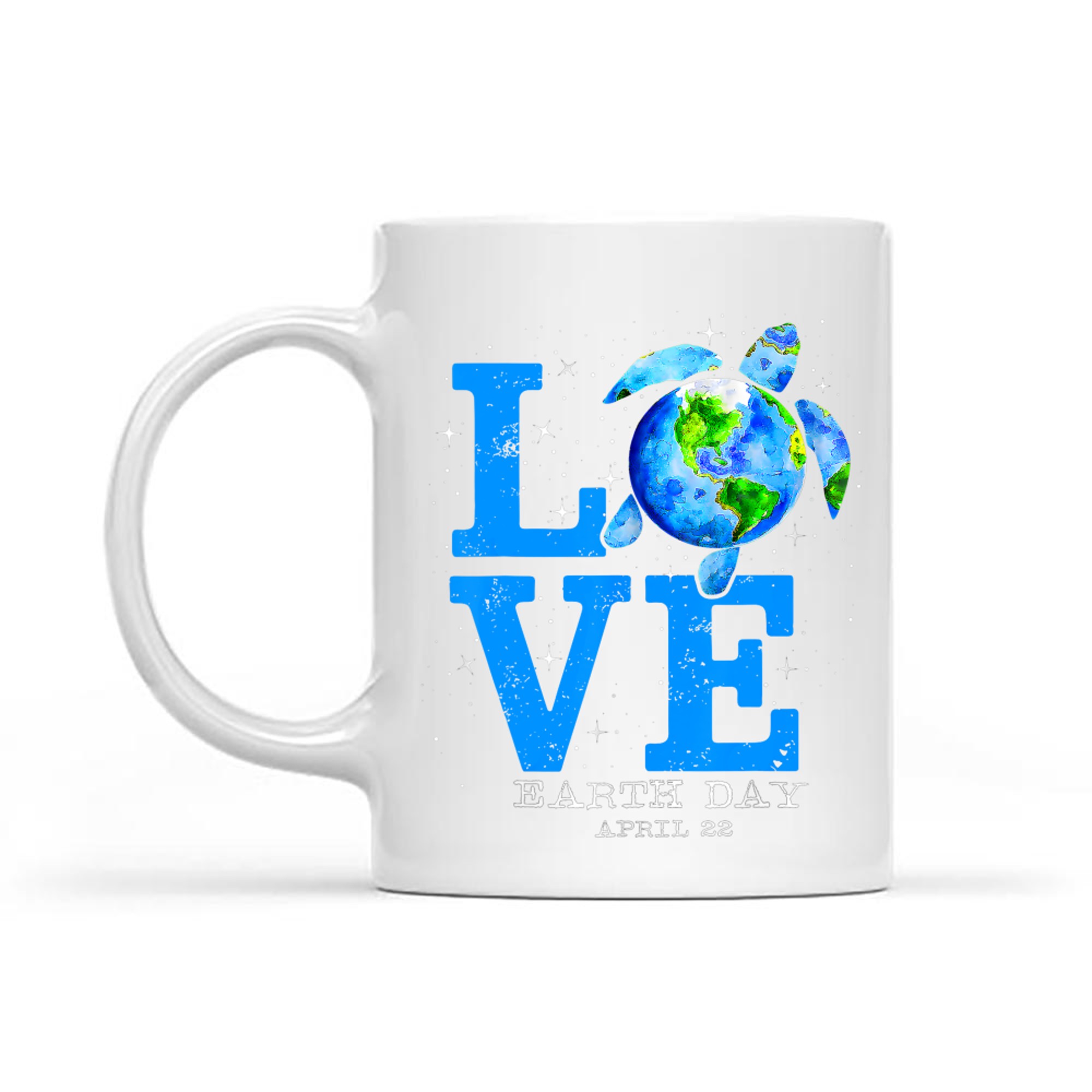 Earth Day Save Sea Turtle The Planet Restore Earth Mug