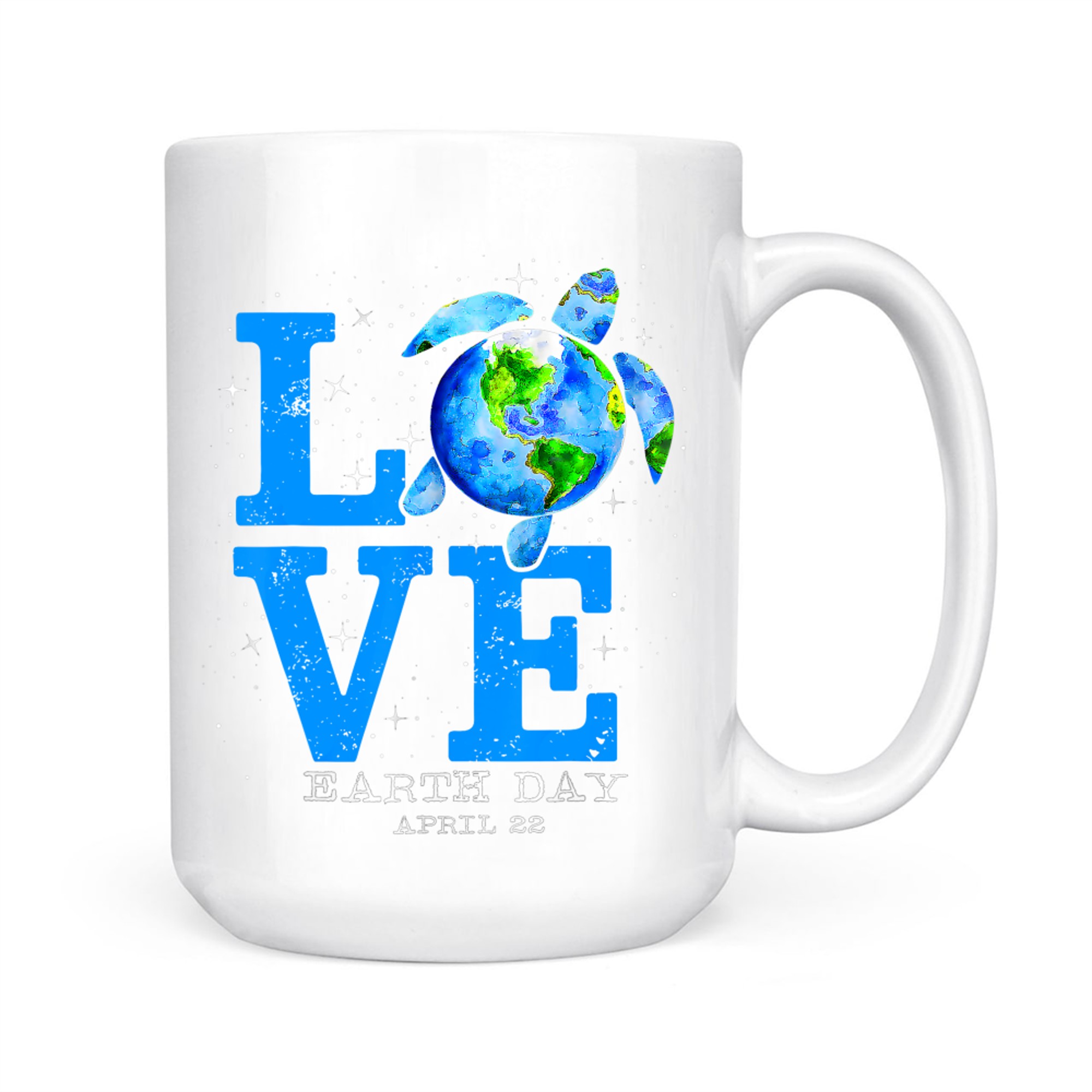Earth Day Save Sea Turtle The Planet Restore Earth Mug