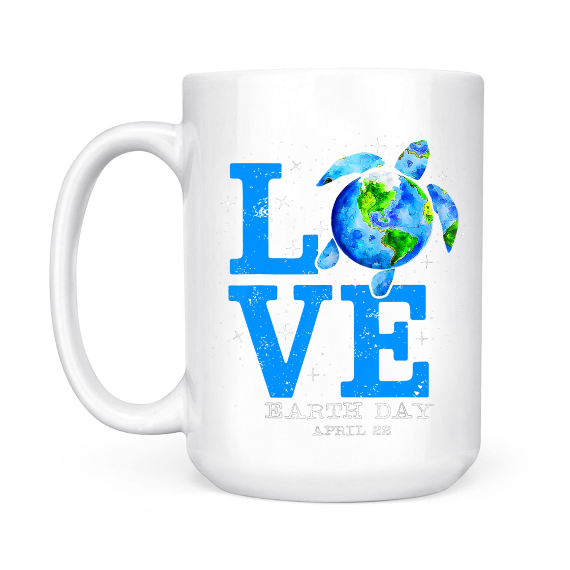 Earth Day Save Sea Turtle The Planet Restore Earth Mug