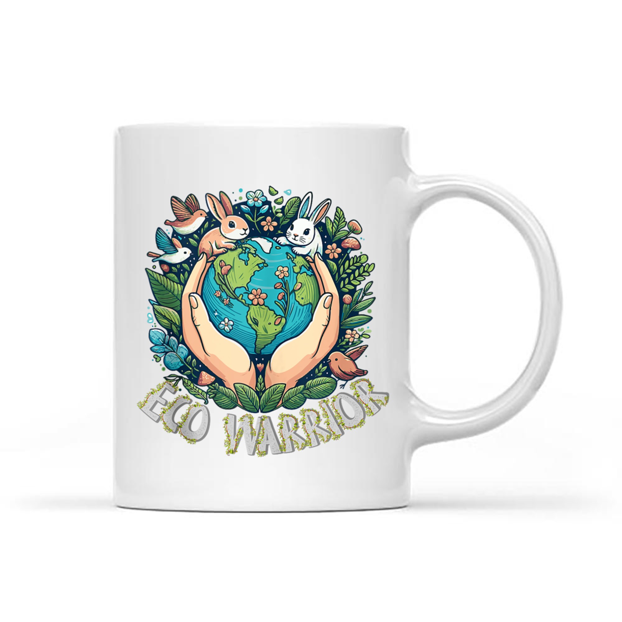 Eco Warrior Earth Conservation & Wildlife Protection Mug