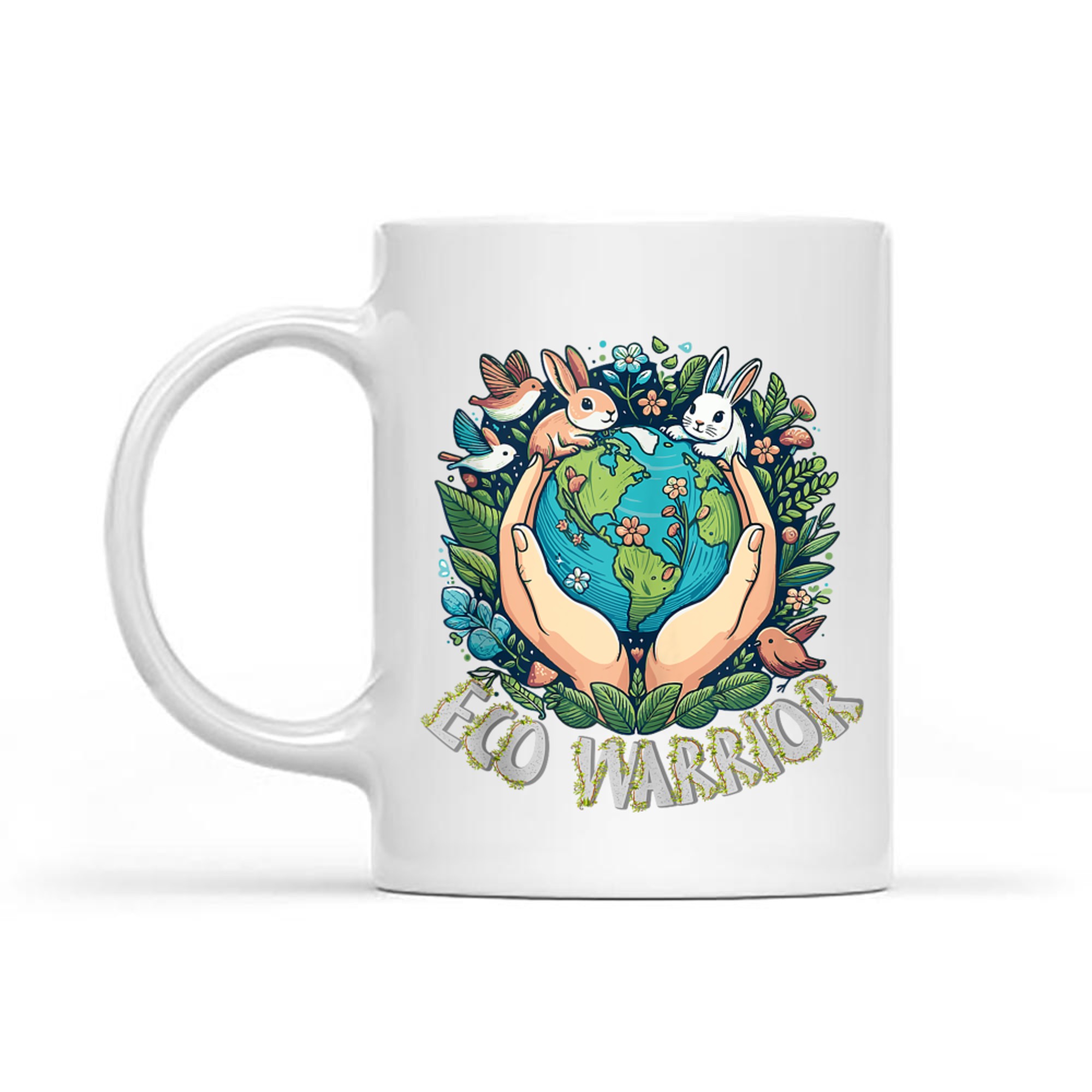 Eco Warrior Earth Conservation & Wildlife Protection Mug