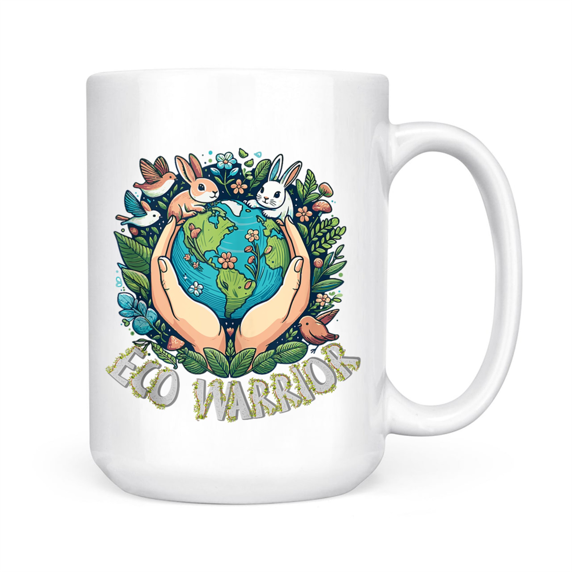 Eco Warrior Earth Conservation & Wildlife Protection Mug