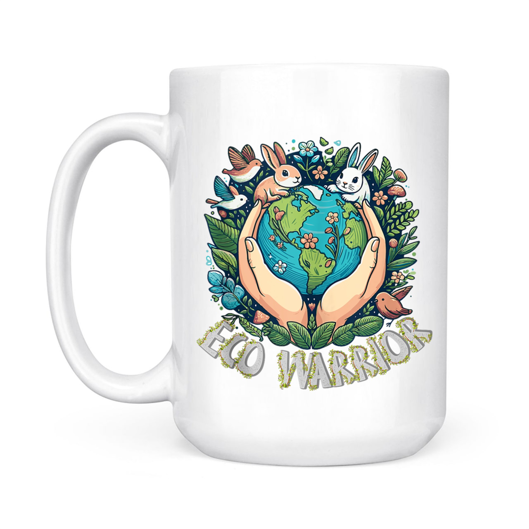 Eco Warrior Earth Conservation & Wildlife Protection Mug