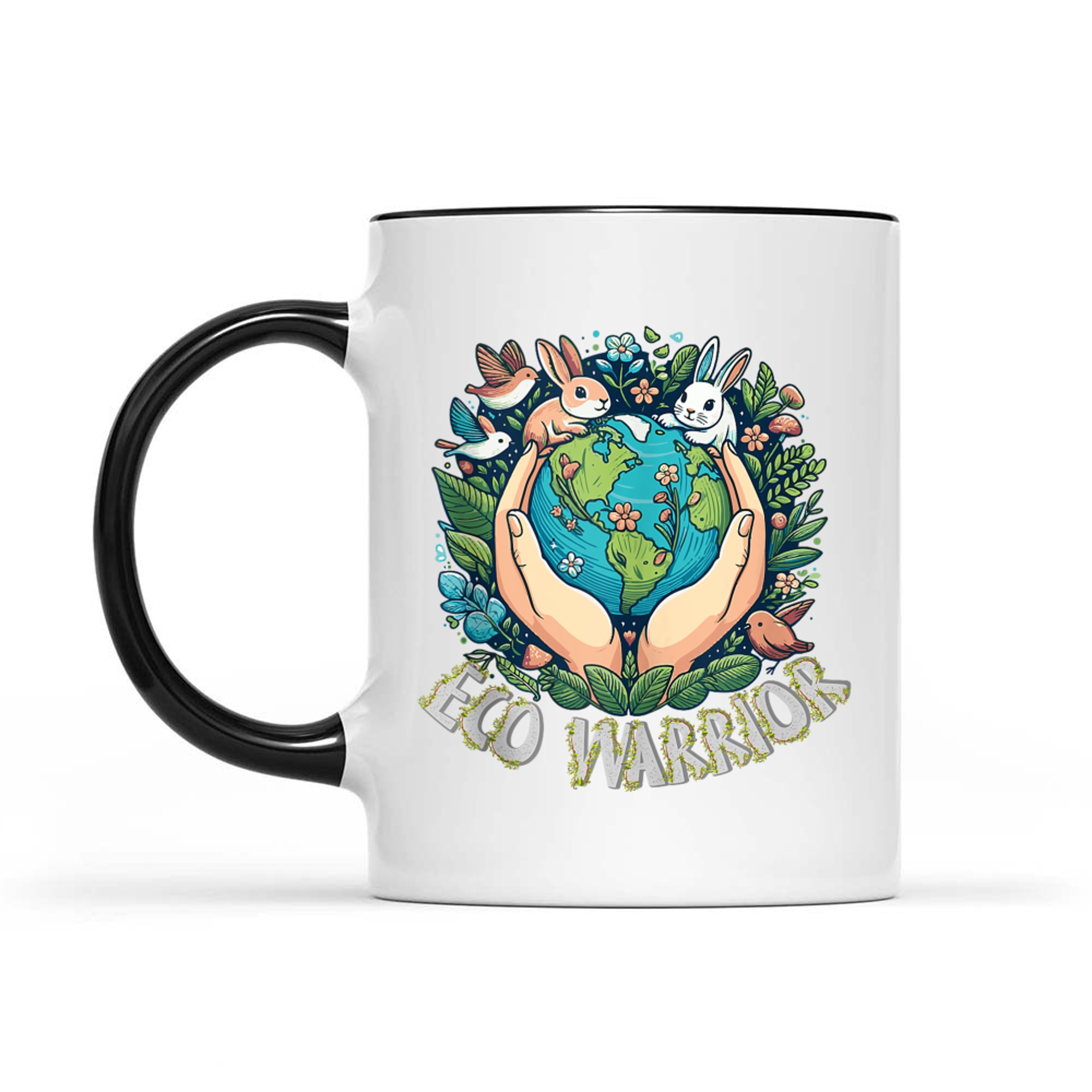 Eco Warrior Earth Conservation & Wildlife Protection Mug