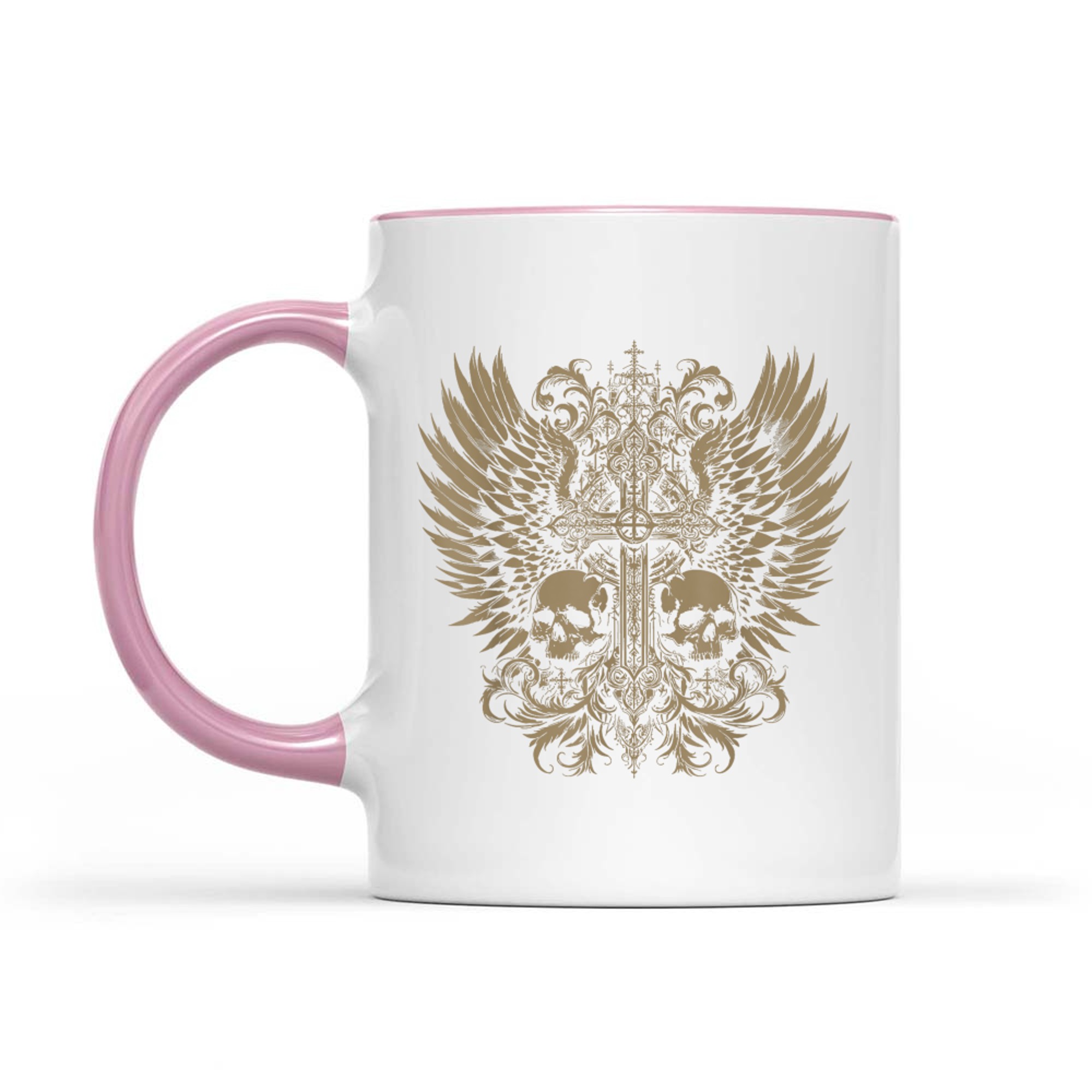 Emo Y2K Grunge Aesthetic Alt Goth Skull Cross Gothic Mug