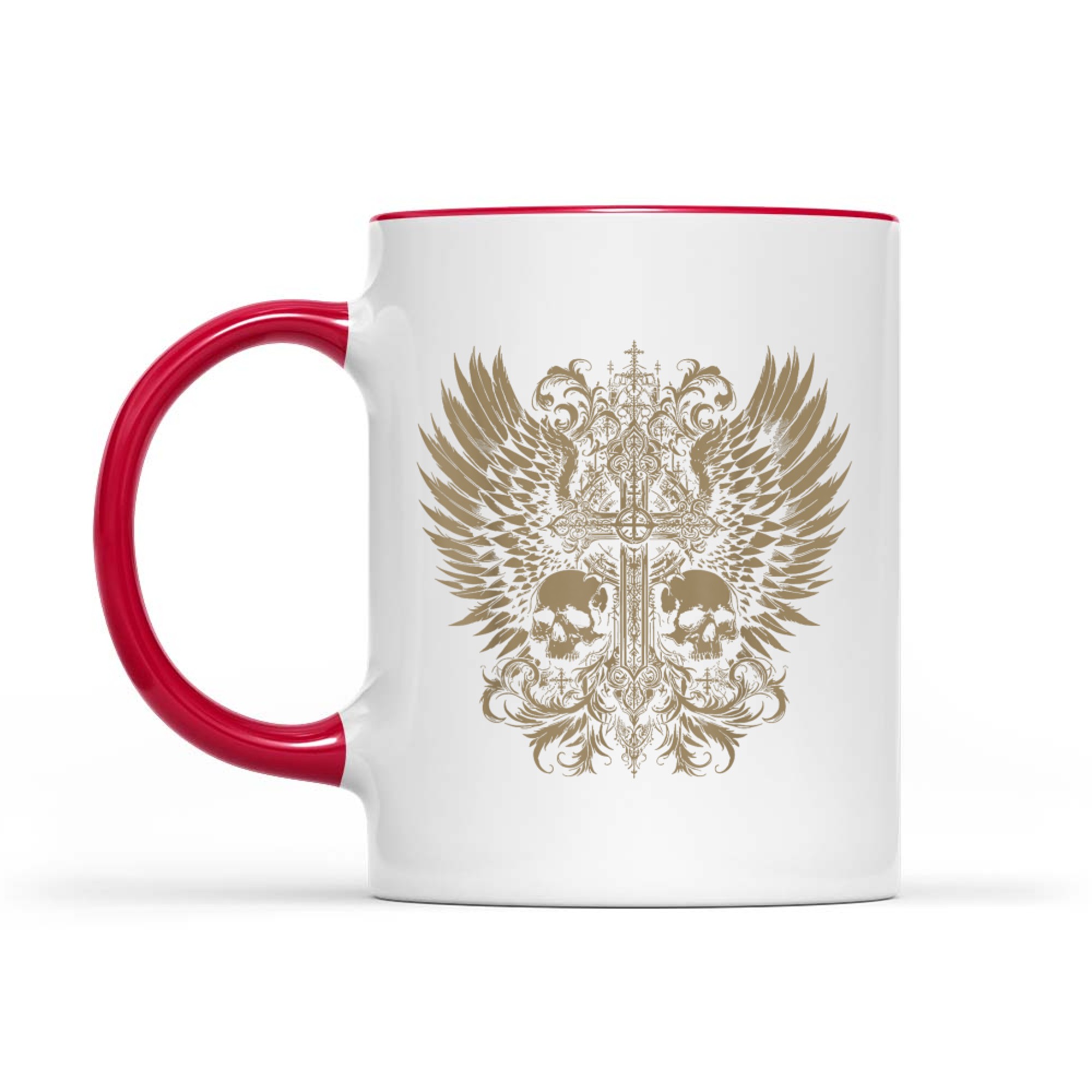 Emo Y2K Grunge Aesthetic Alt Goth Skull Cross Gothic Mug