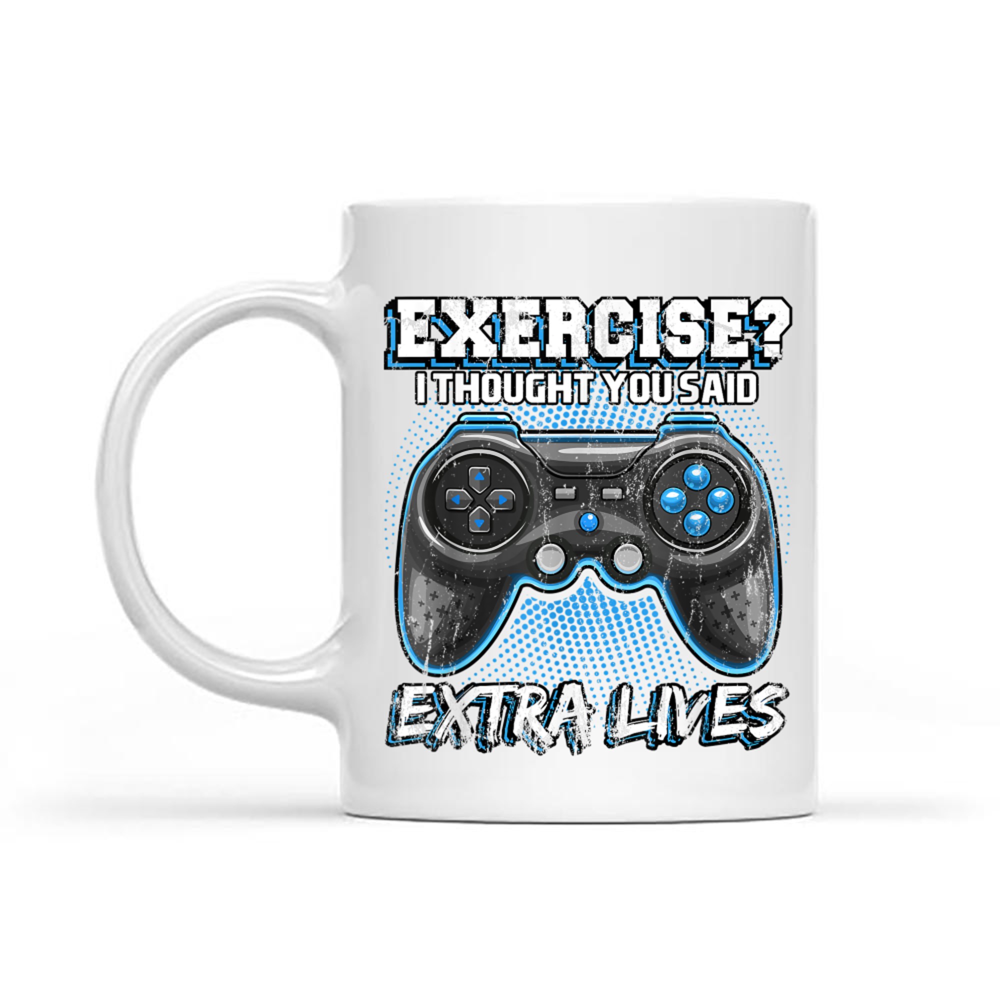 Extra Lives Funny Video Game Controller Retro Gamer Mug