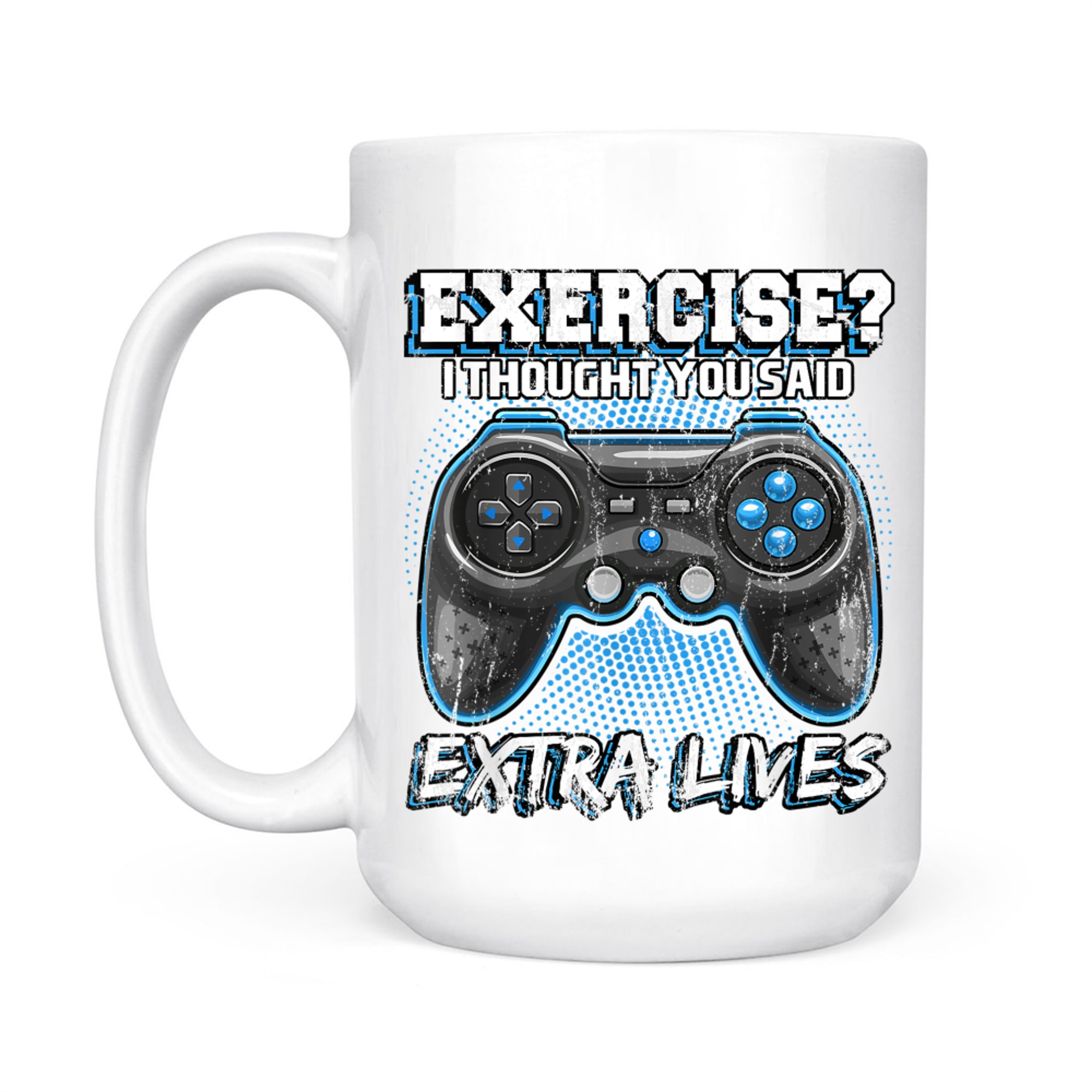 Extra Lives Funny Video Game Controller Retro Gamer Mug