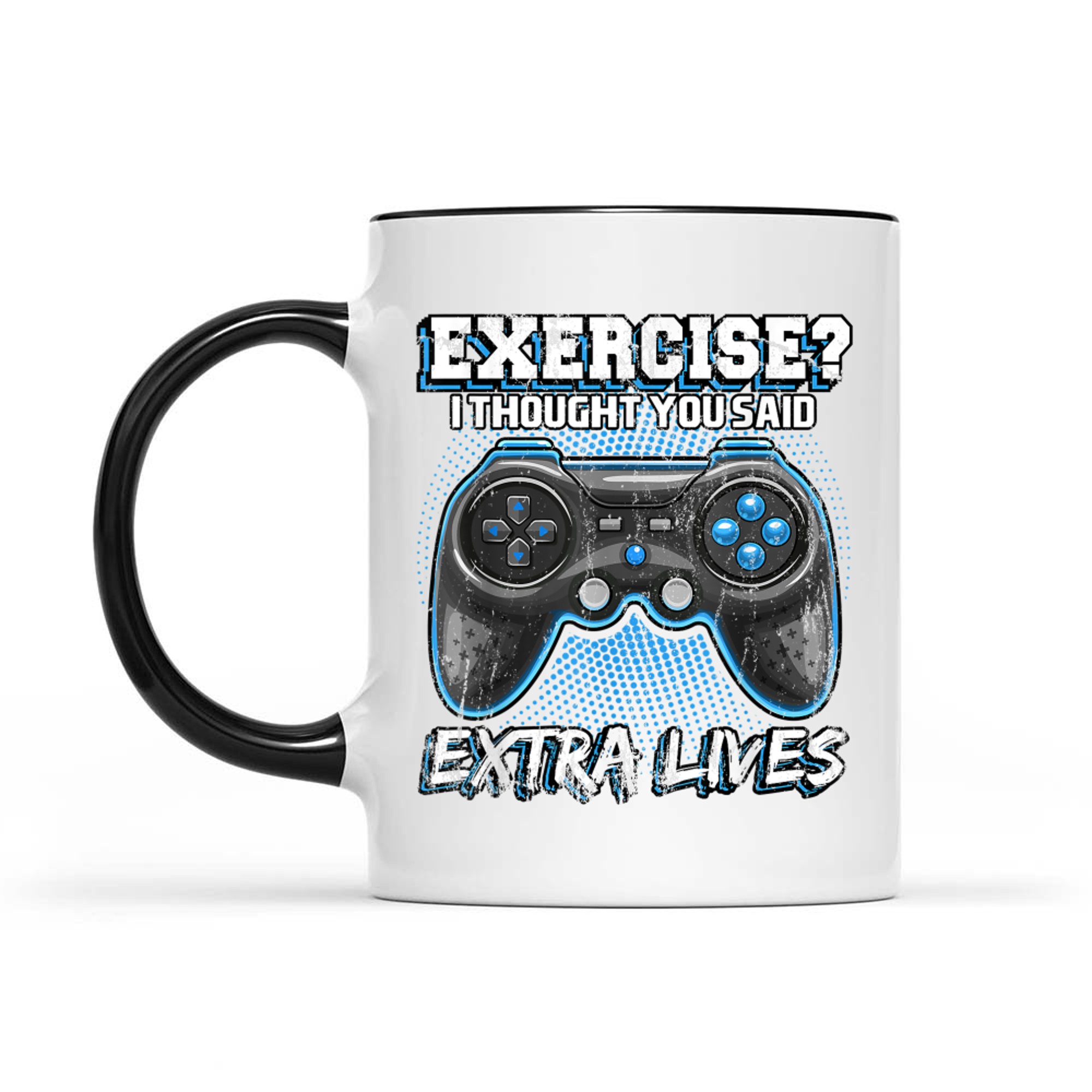 Extra Lives Funny Video Game Controller Retro Gamer Mug