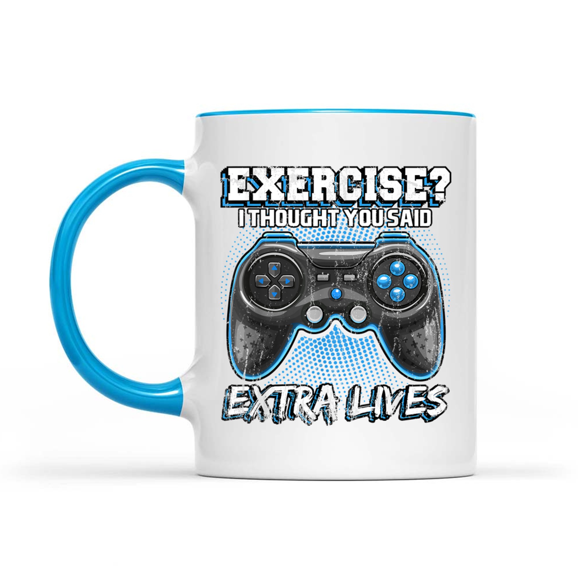 Extra Lives Funny Video Game Controller Retro Gamer Mug