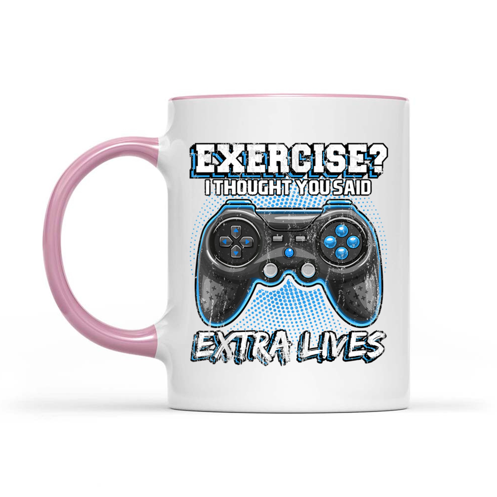 Extra Lives Funny Video Game Controller Retro Gamer Mug