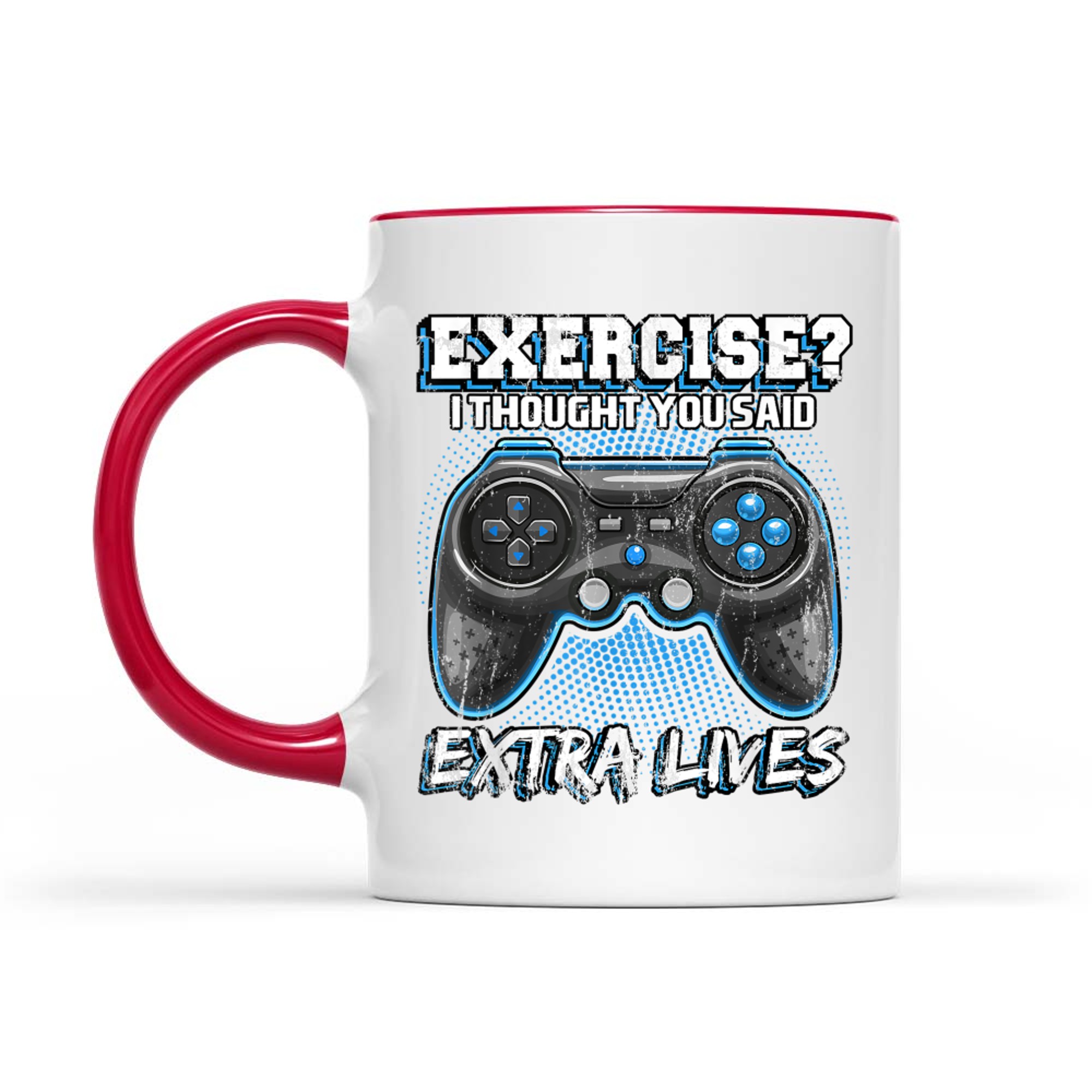 Extra Lives Funny Video Game Controller Retro Gamer Mug