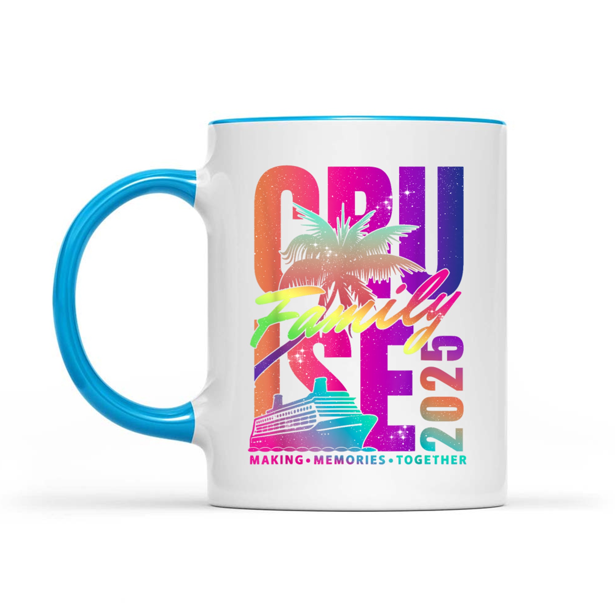 Family Cruise Making Memories Together Summer Trip Mug