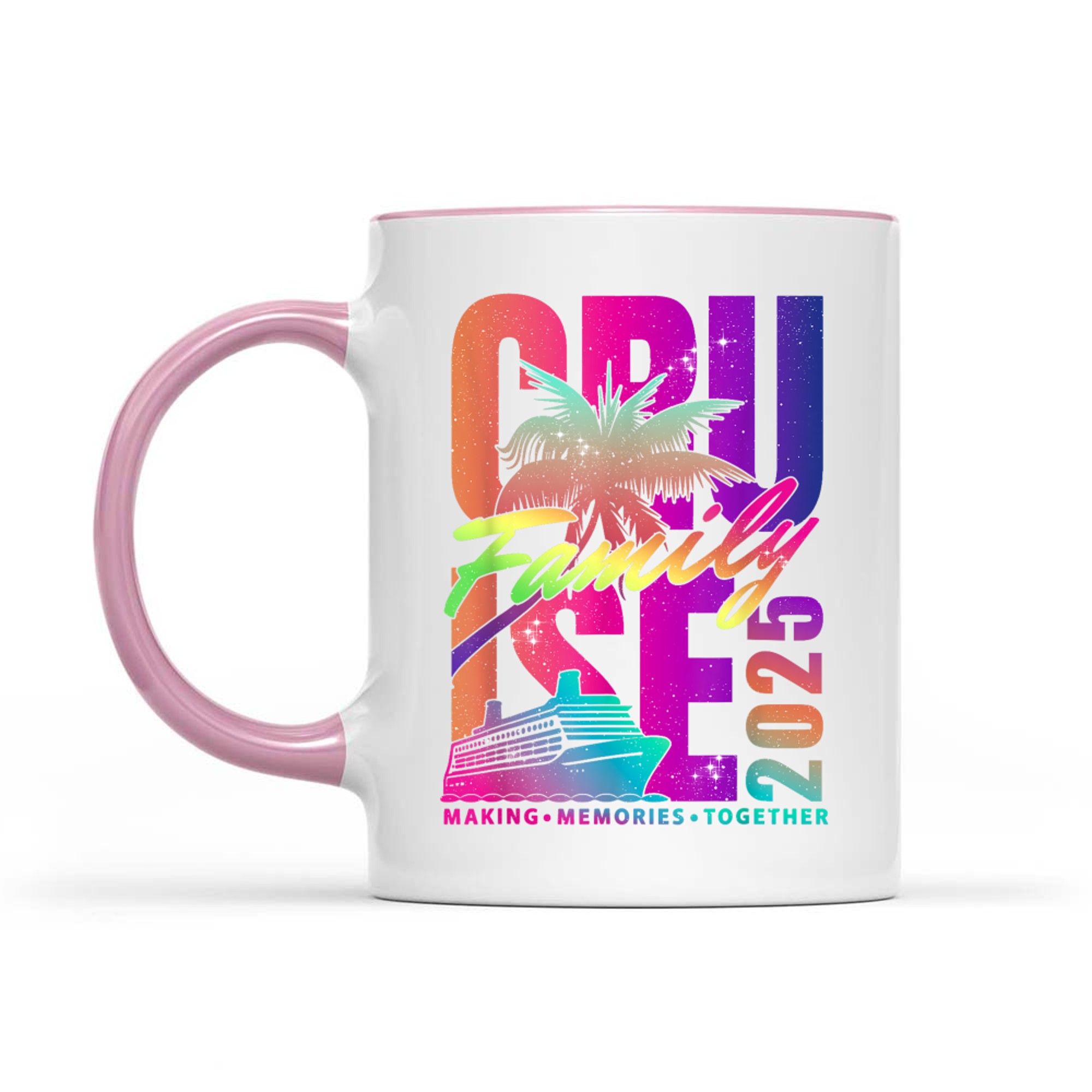 Family Cruise Making Memories Together Summer Trip Mug