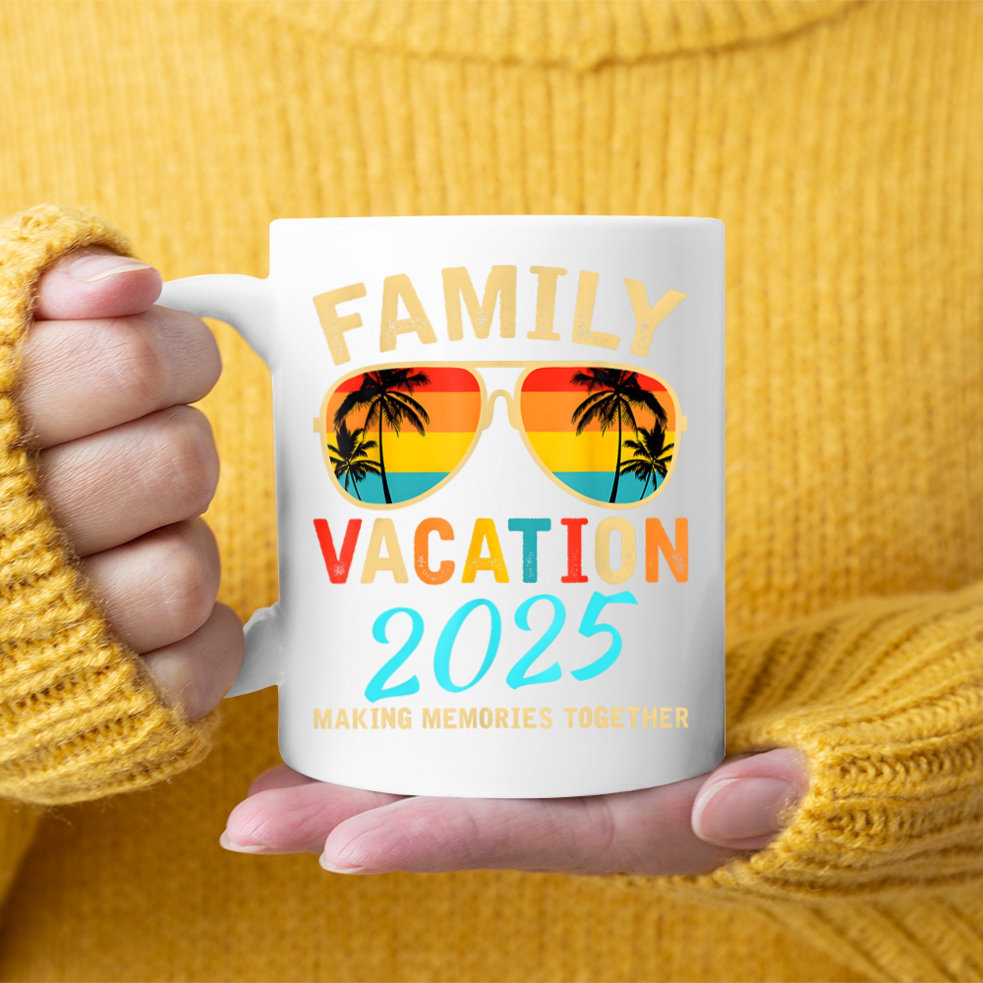 Family Vacation Beach Matching Summer Vacation Mug