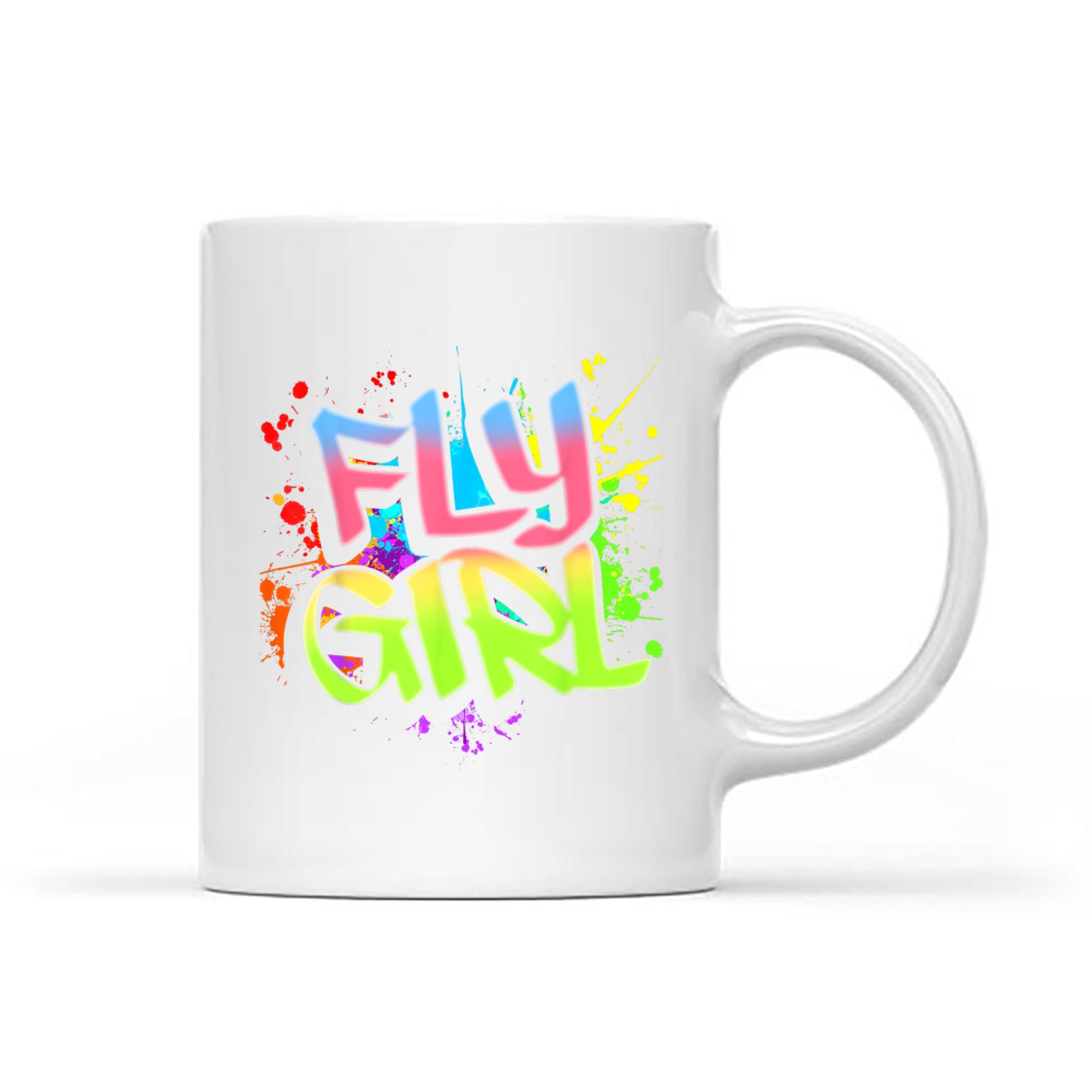 Fly Girl 80s 90s Old School Hip Hop Girls Mug