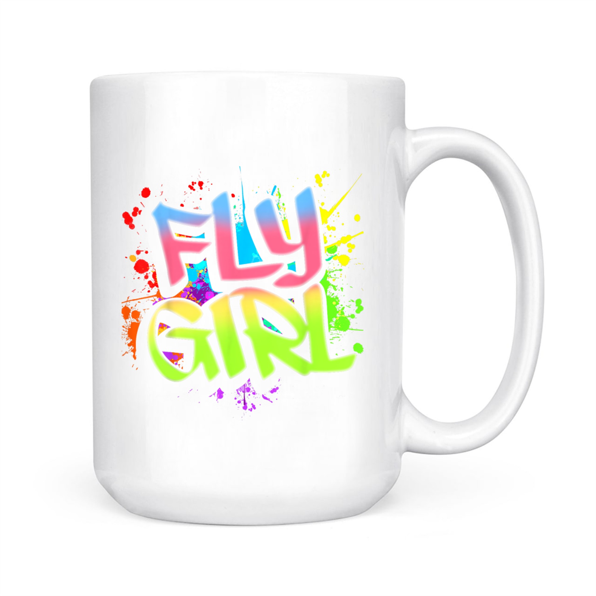 Fly Girl 80s 90s Old School Hip Hop Girls Mug