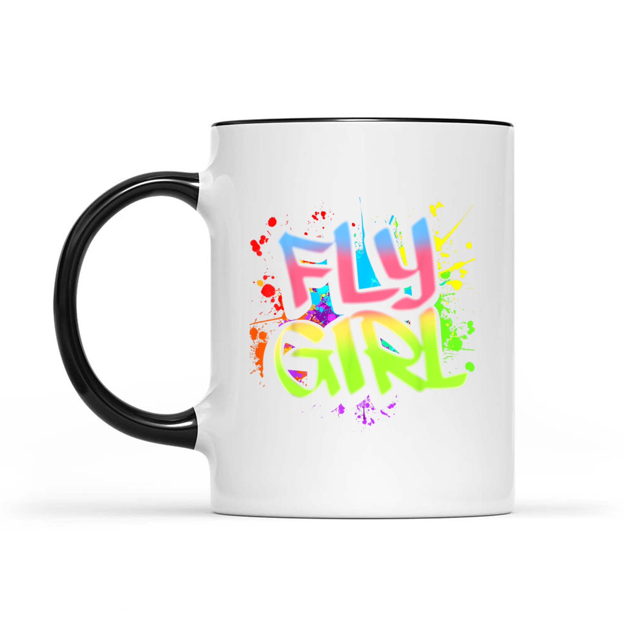 Fly Girl 80s 90s Old School Hip Hop Girls Mug