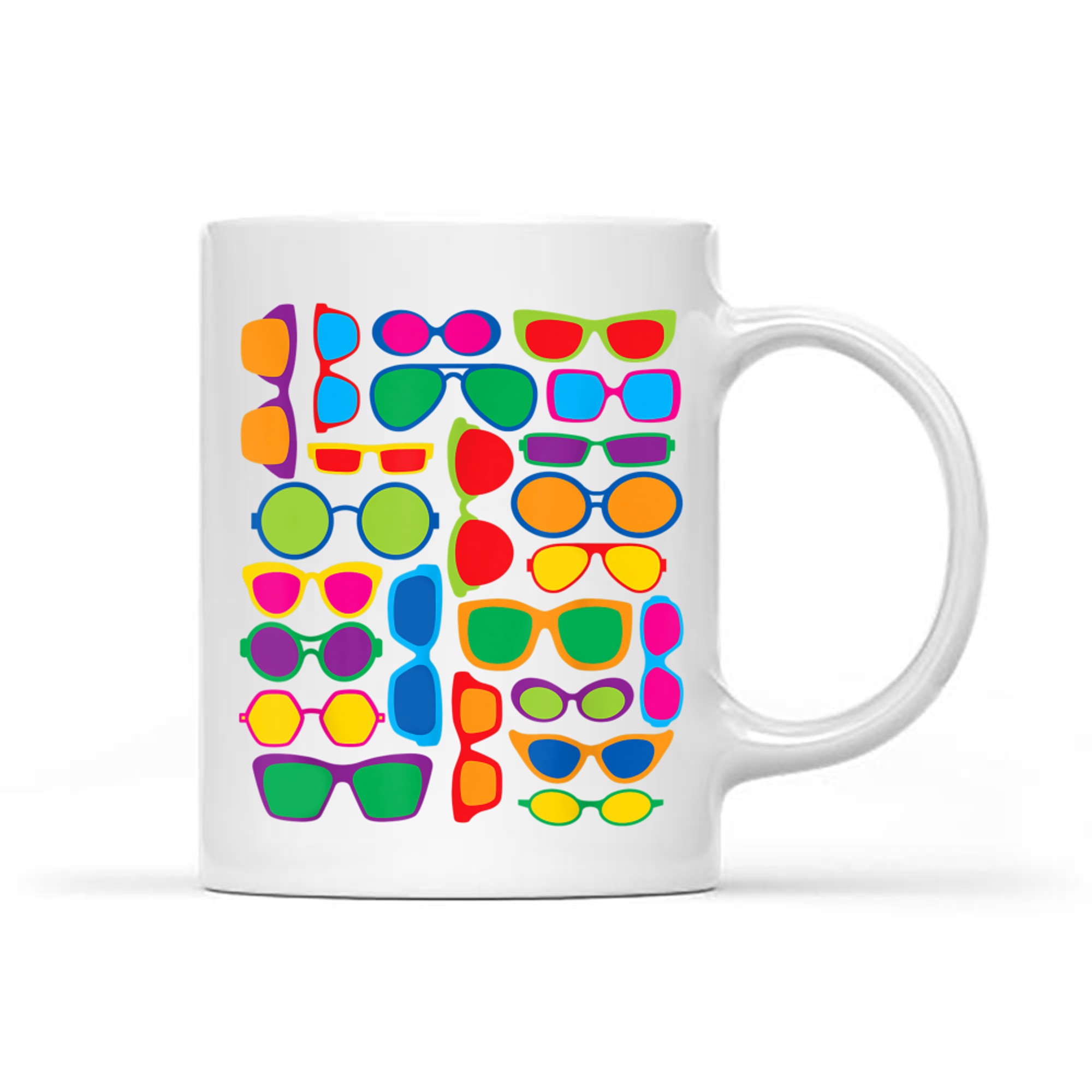 Fun Summer Fashion Eyewear Eyeglass Sunglass Frames Mug
