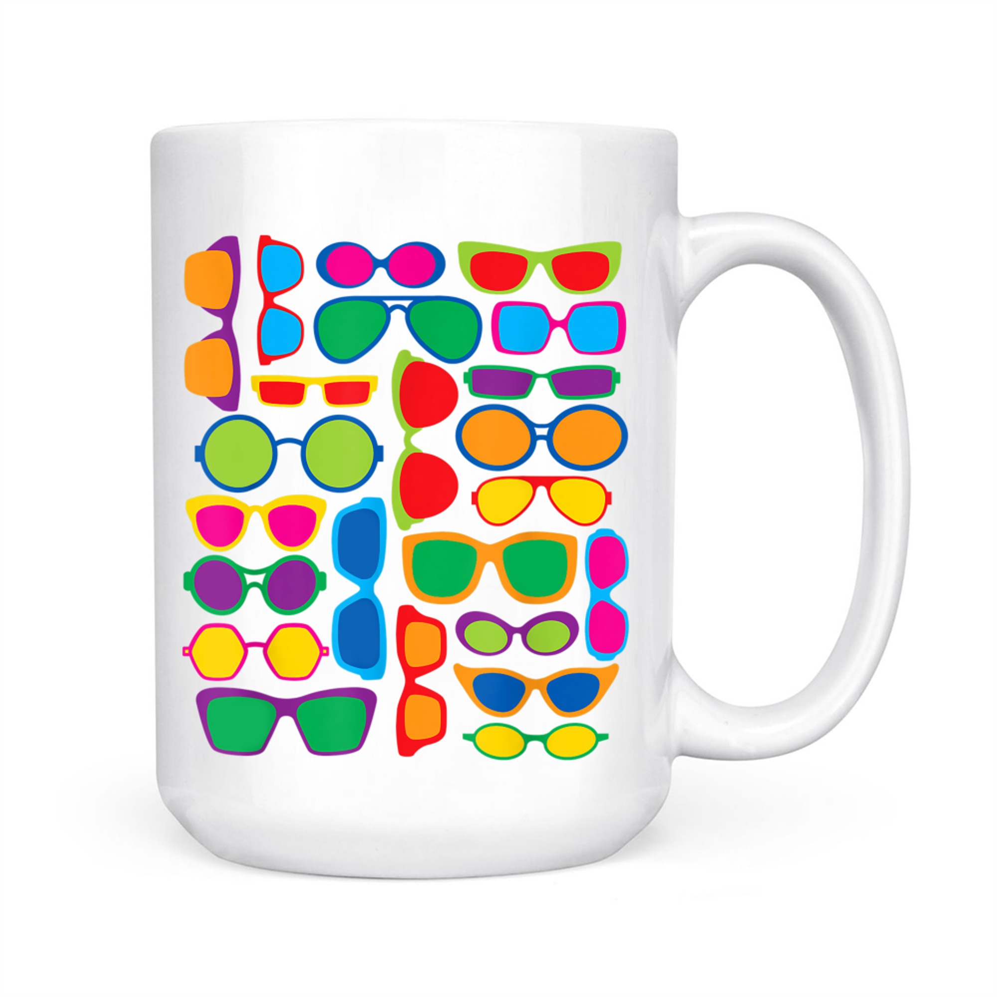 Fun Summer Fashion Eyewear Eyeglass Sunglass Frames Mug