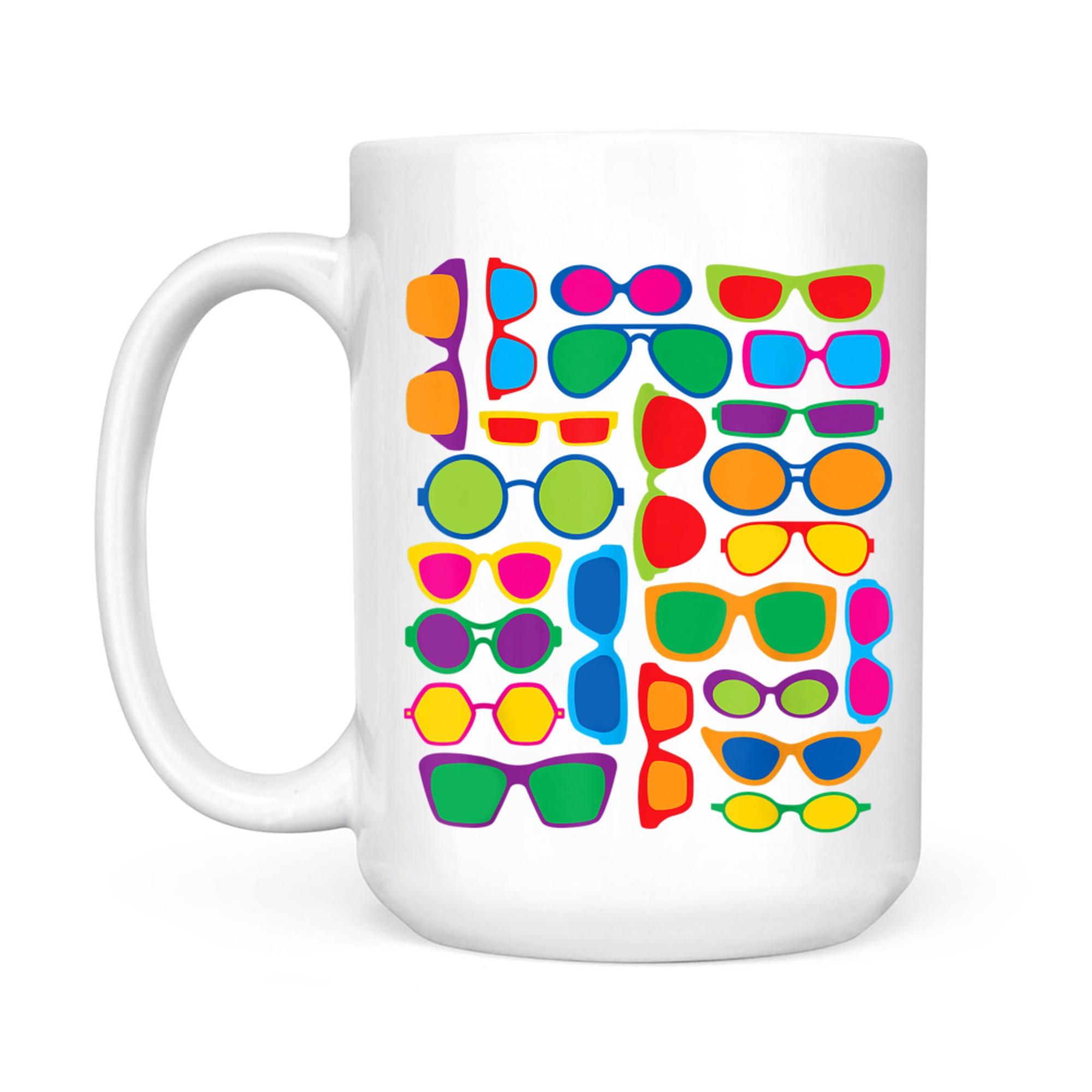 Fun Summer Fashion Eyewear Eyeglass Sunglass Frames Mug