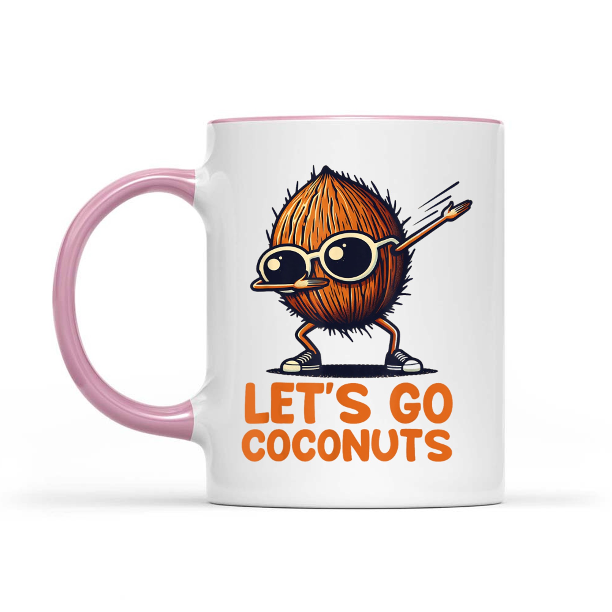 Funny Coconut Fruit Summer Let's Go Coconuts Mug