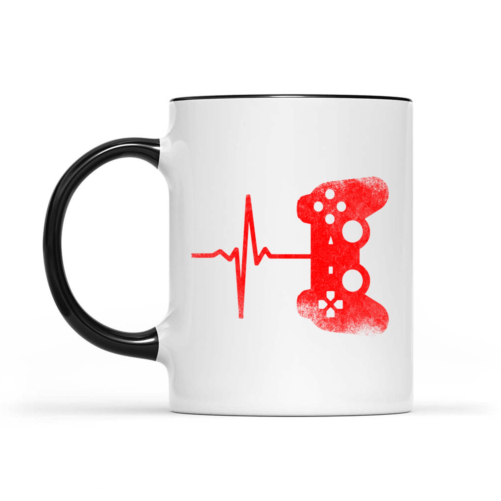 Gamer Heartbeat Video Games Gaming Mug