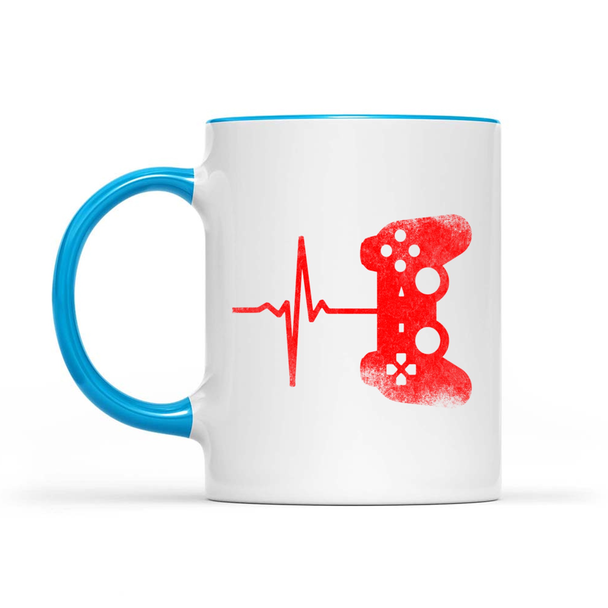 Gamer Heartbeat Video Games Gaming Mug