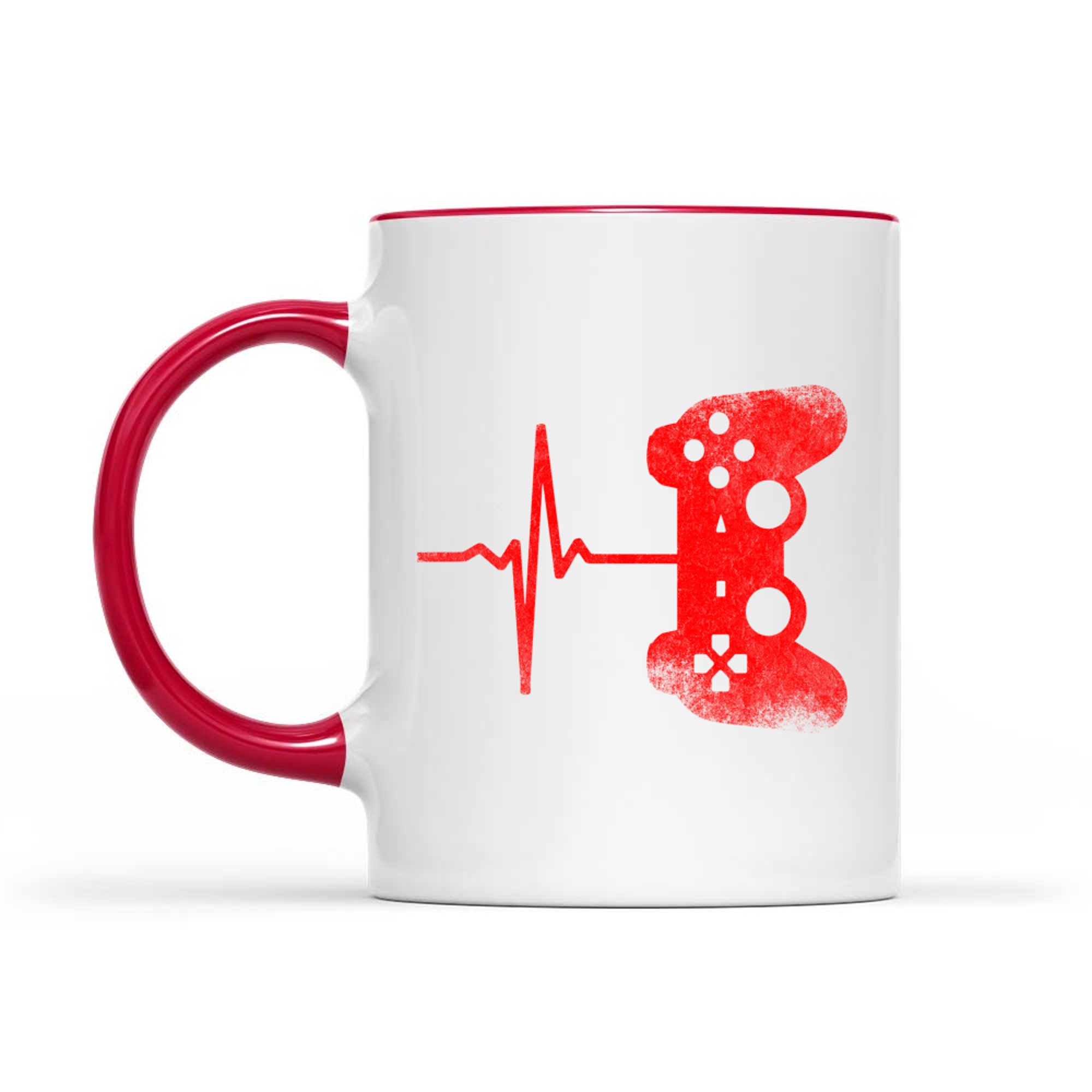Gamer Heartbeat Video Games Gaming Mug