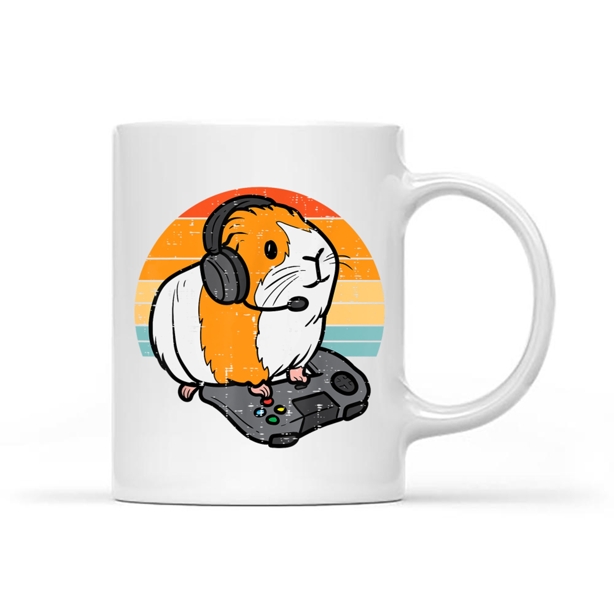 Guinea Pig Gamer Retro Video Gaming Cavy Mug