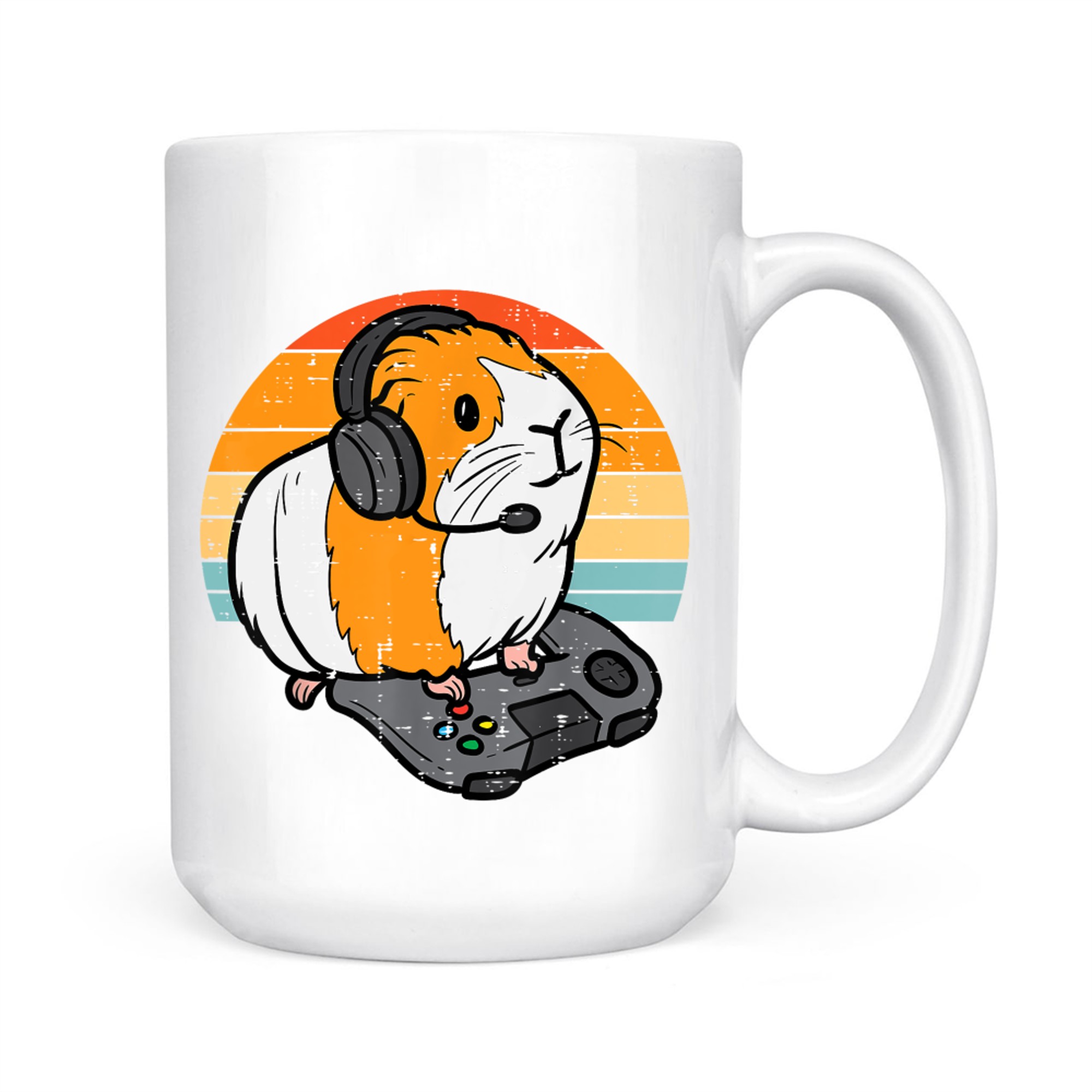 Guinea Pig Gamer Retro Video Gaming Cavy Mug