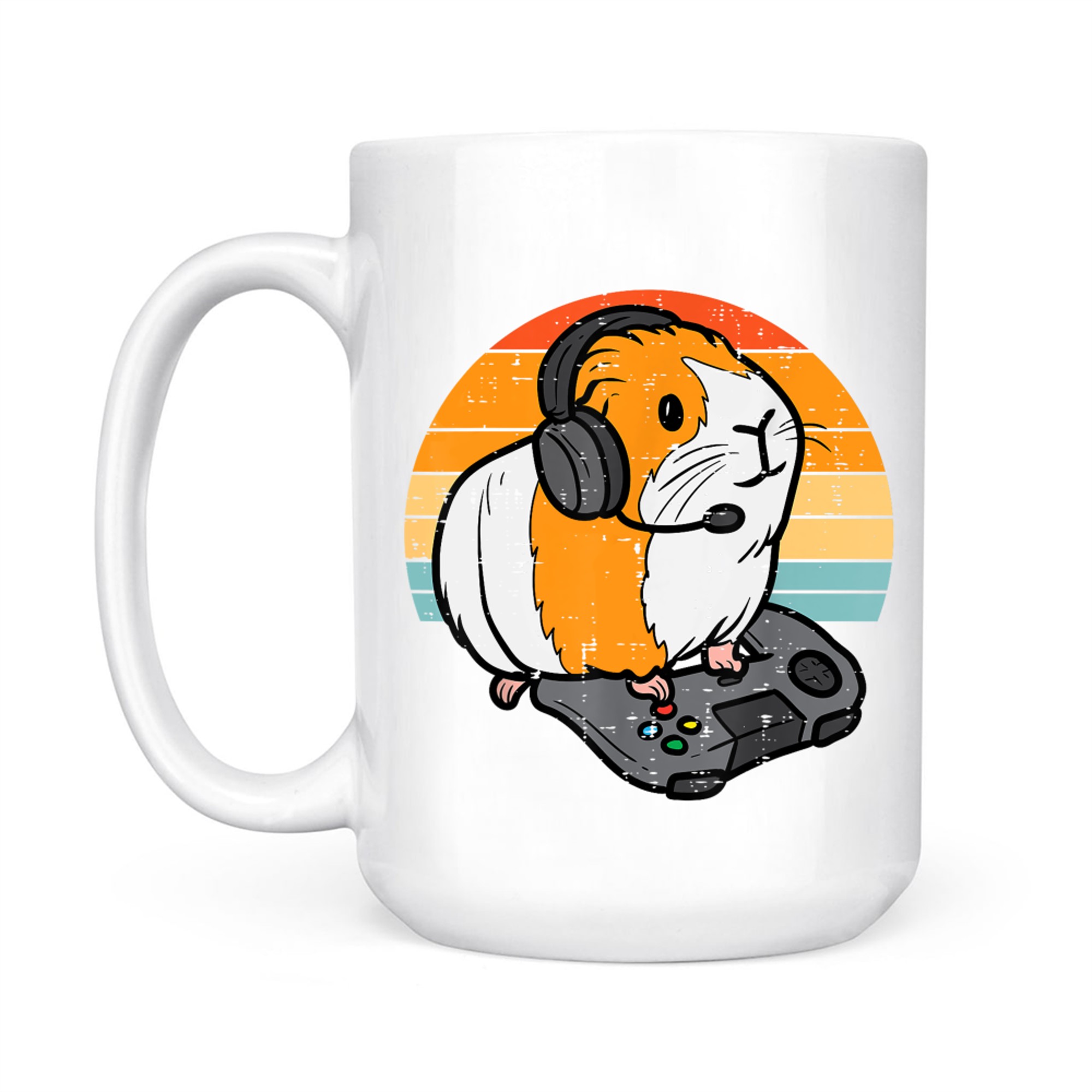 Guinea Pig Gamer Retro Video Gaming Cavy Mug