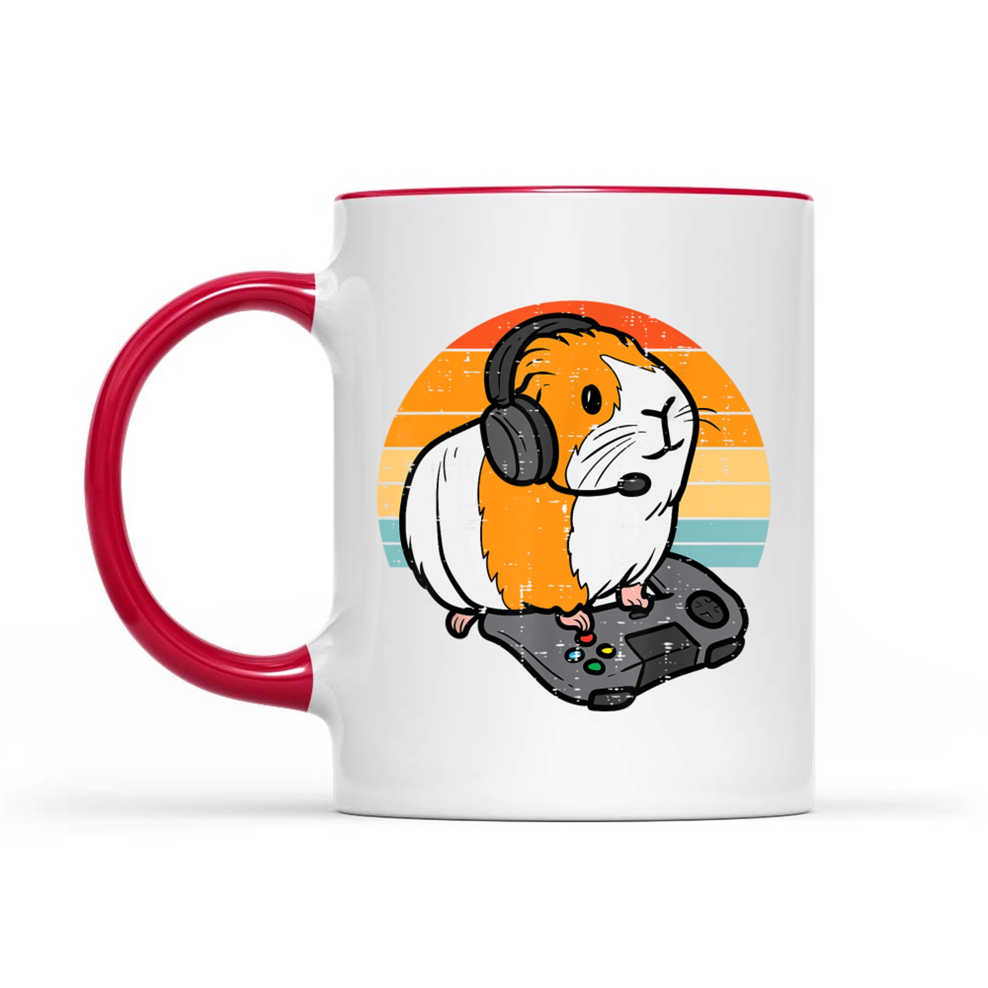 Guinea Pig Gamer Retro Video Gaming Cavy Mug