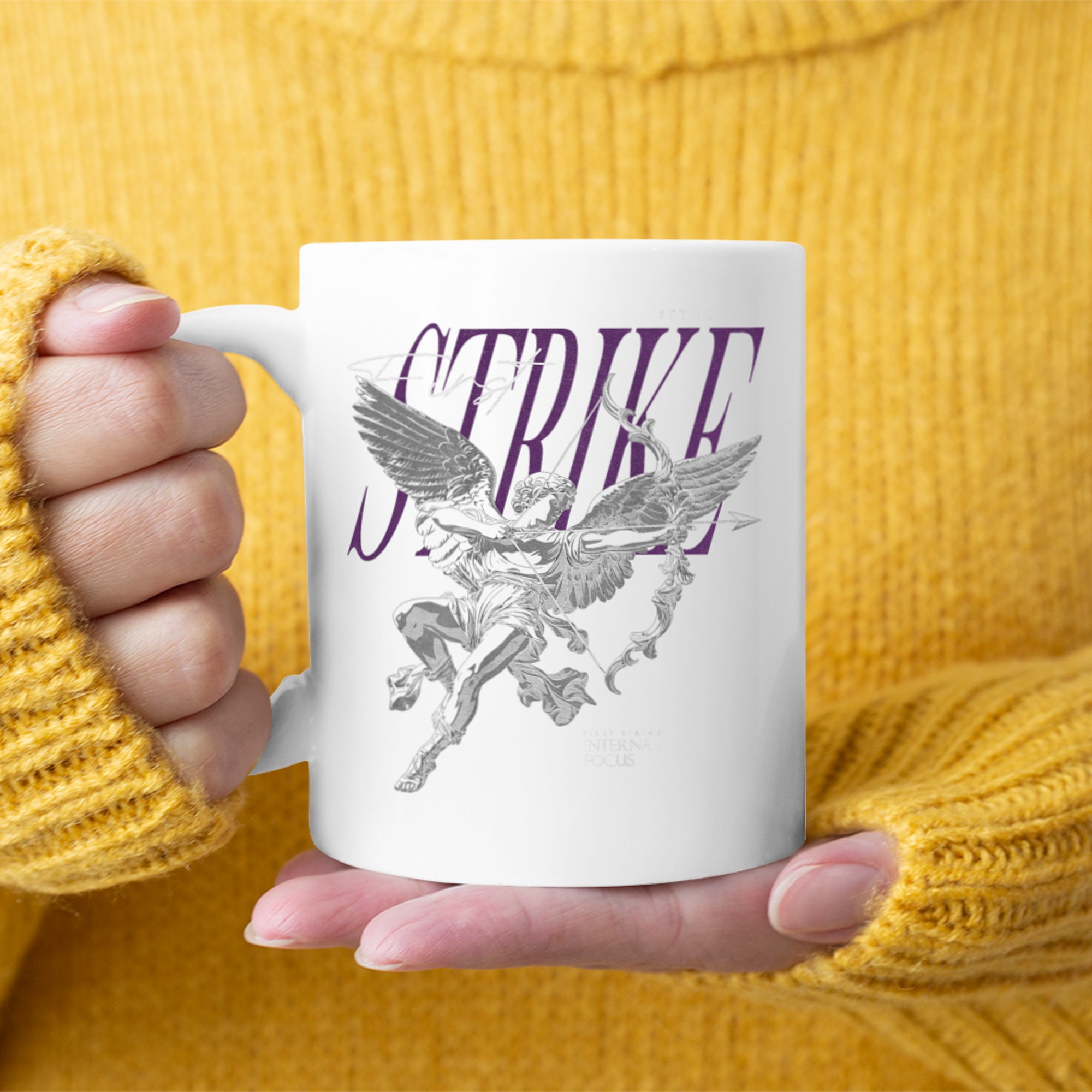 Hip Hop Vintage Edgy Urban Y2K Angel Mug